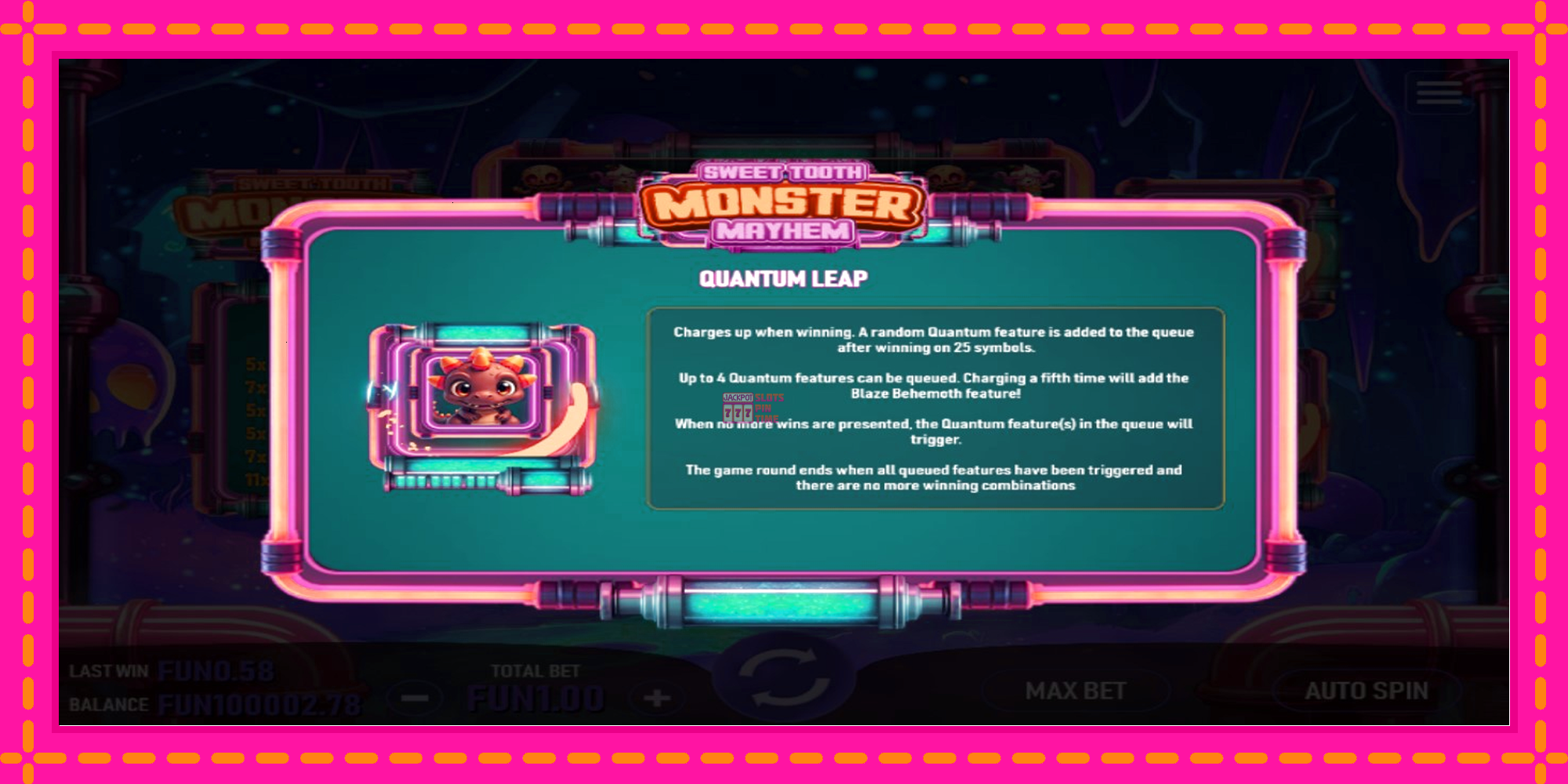 Slot machine Sweet Tooth Monster Mayhem gratuitamente, immagine 6