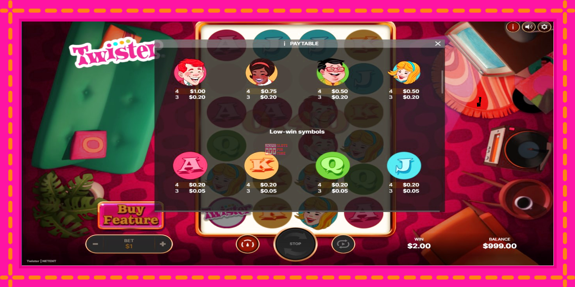 Slot machine Twister gratuitamente, immagine 4