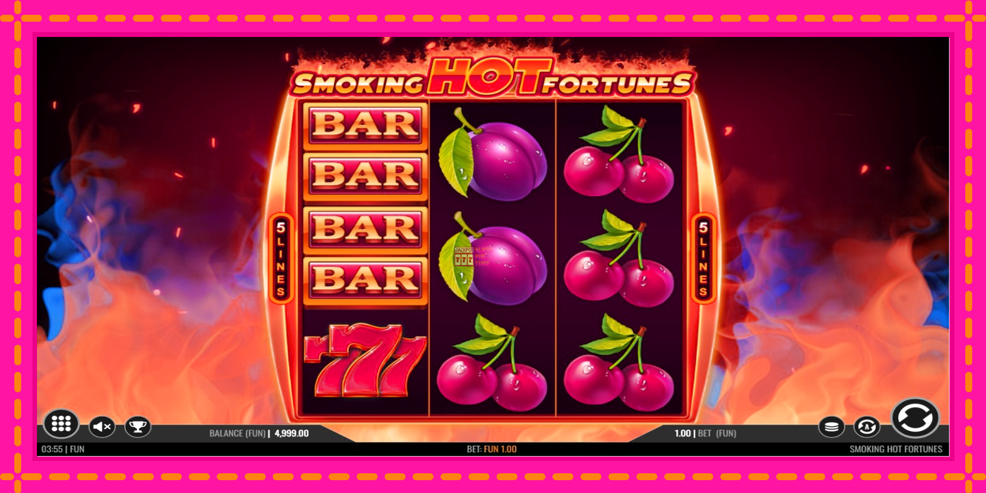 Slot machine Smoking Hot Fortunes gratuitamente, immagine 1