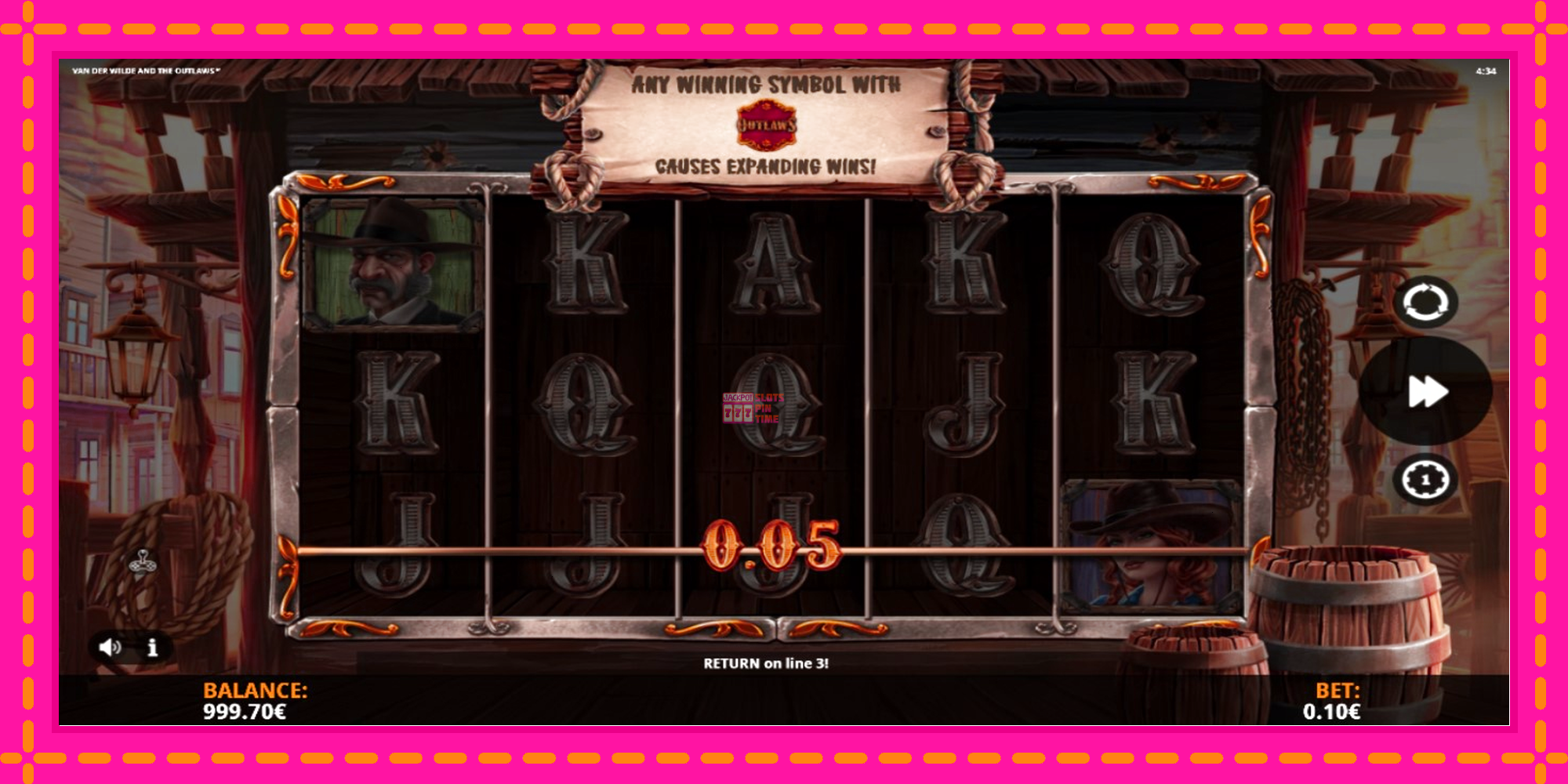 Slot machine Van der Wilde and The Outlaws gratuitamente, immagine 3