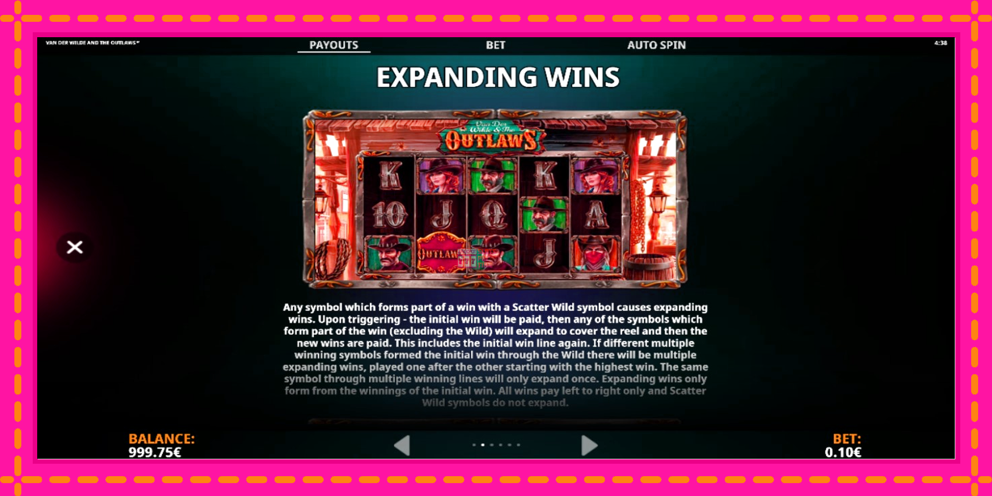 Slot machine Van der Wilde and The Outlaws gratuitamente, immagine 5