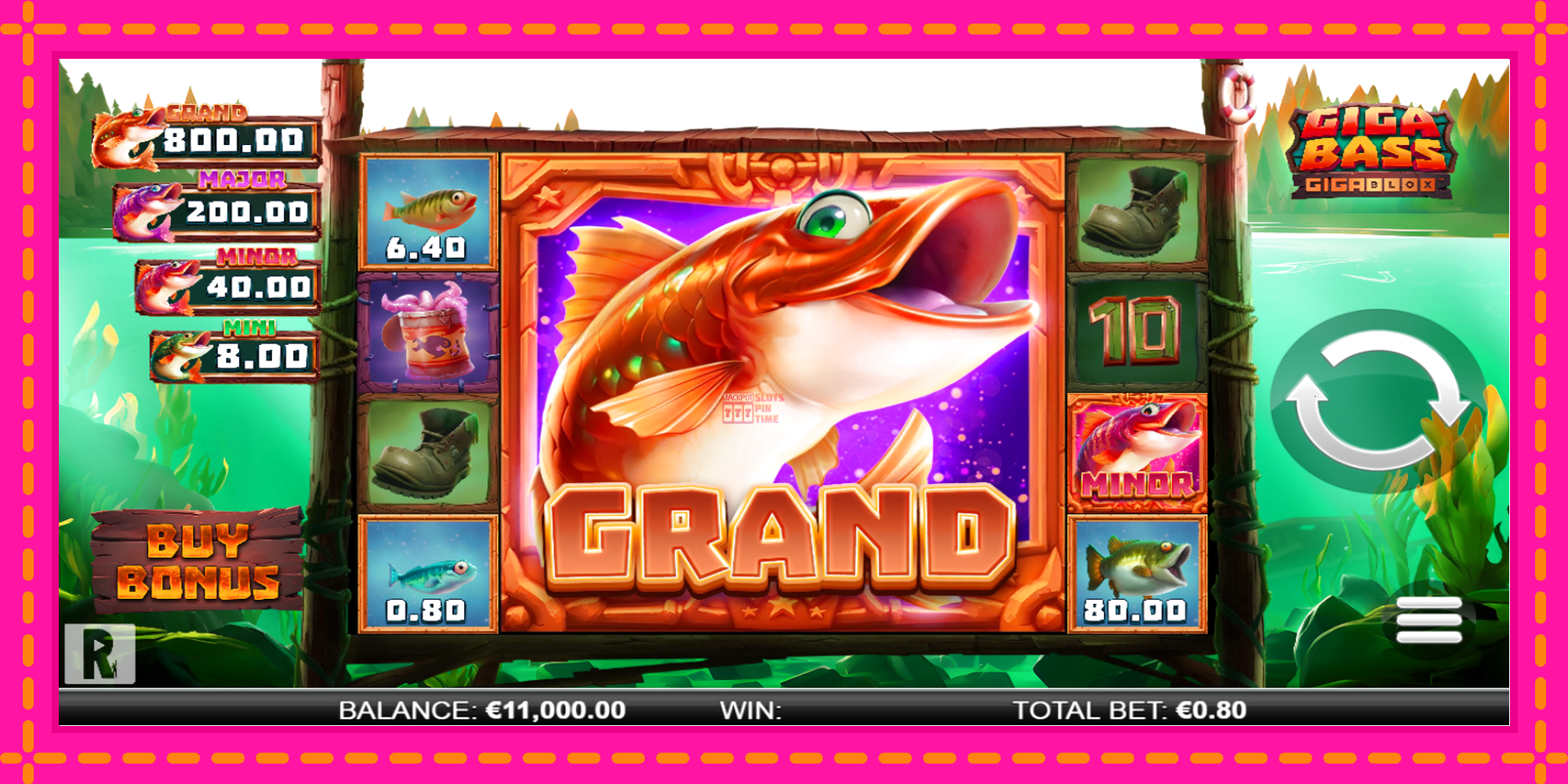 Slot machine Giga Bass Gigablox gratuitamente, immagine 2