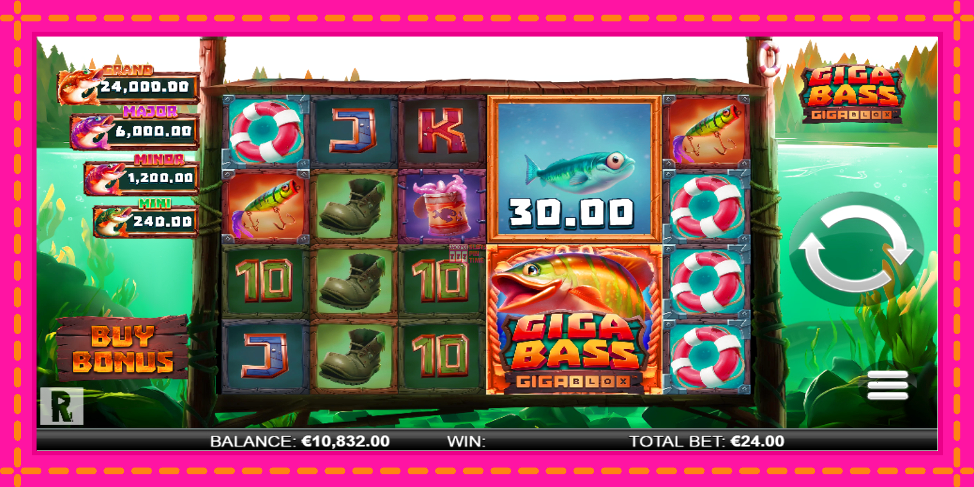 Slot machine Giga Bass Gigablox gratuitamente, immagine 3