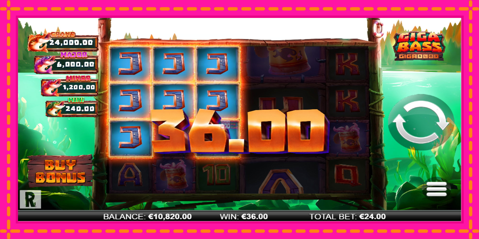 Slot machine Giga Bass Gigablox gratuitamente, immagine 4