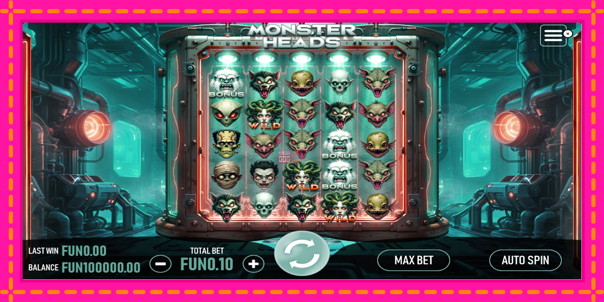 Slot machine Monster Heads gratuitamente, immagine 1