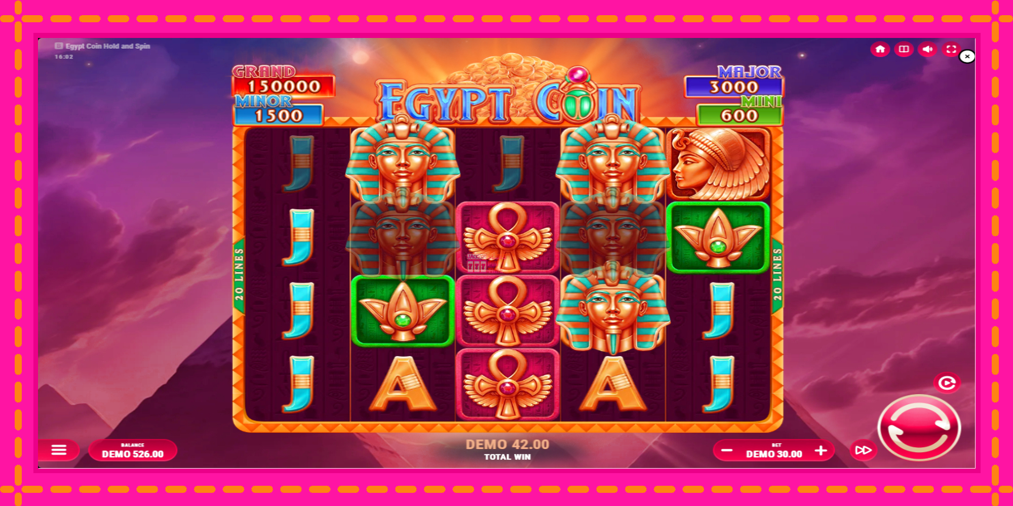 Slot machine Egypt Coin gratuitamente, immagine 4