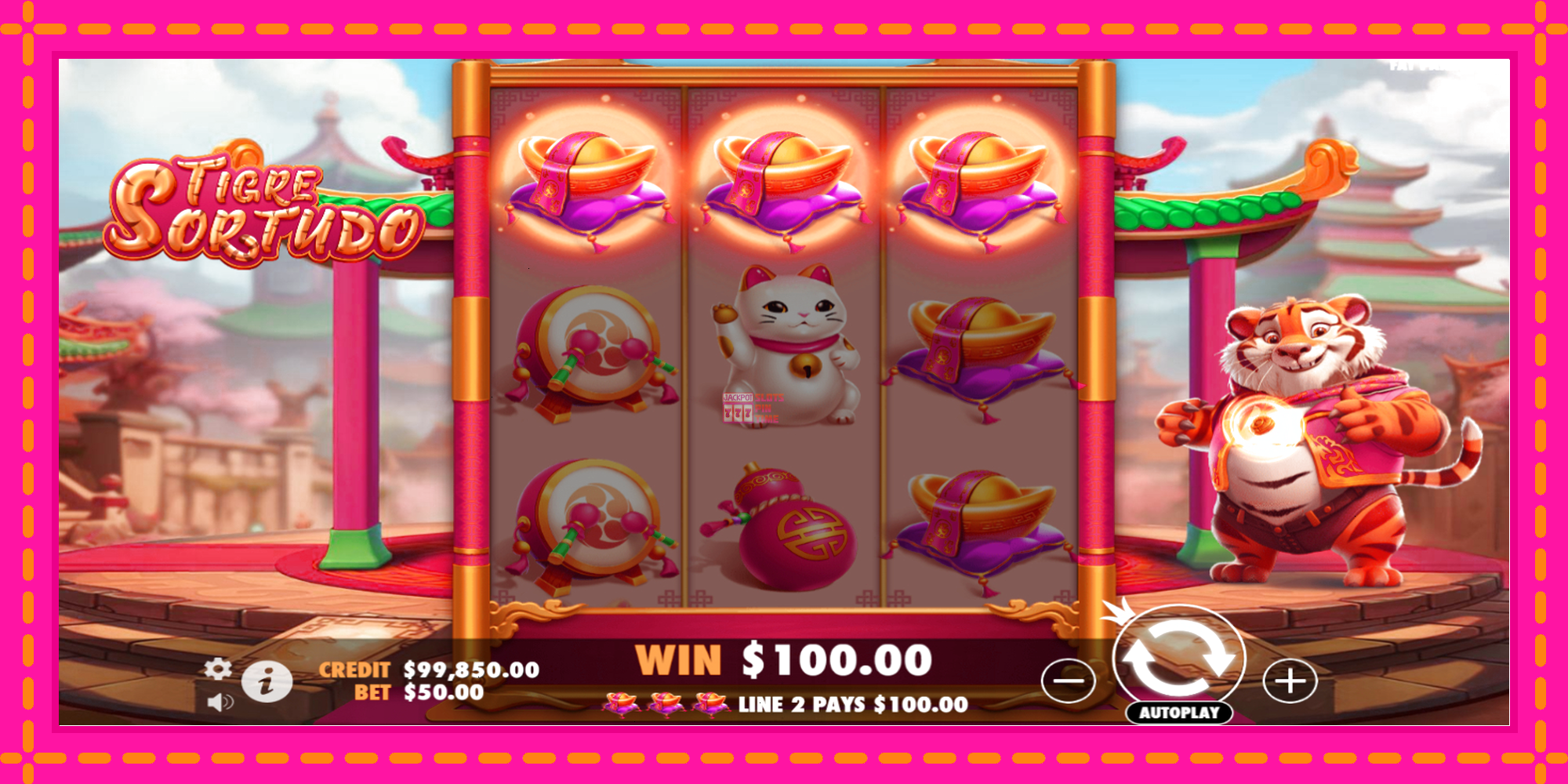 Slot machine Tigre Sortudo gratuitamente, immagine 3