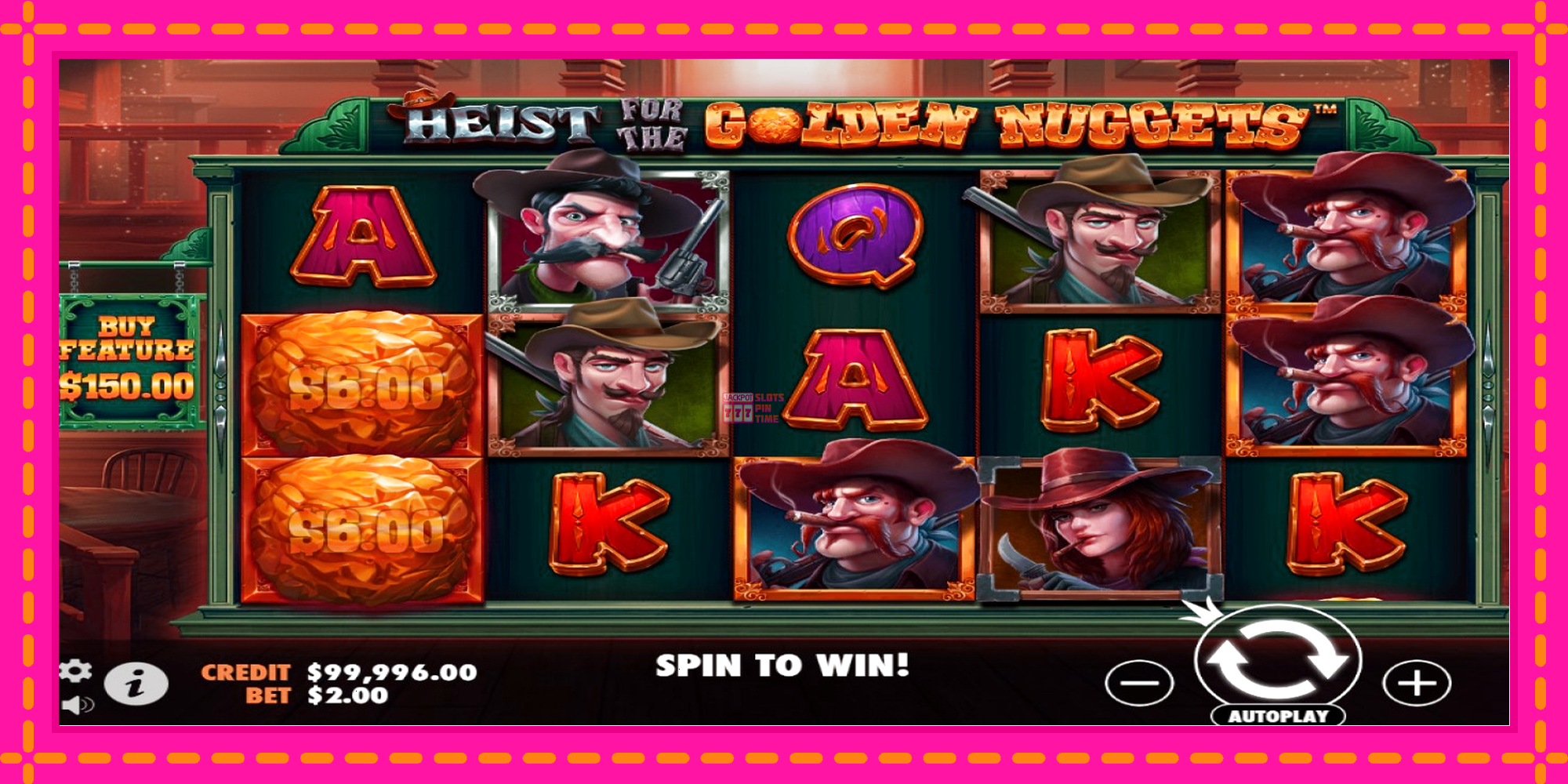 Slot machine Heist for the Golden Nuggets gratuitamente, immagine 2