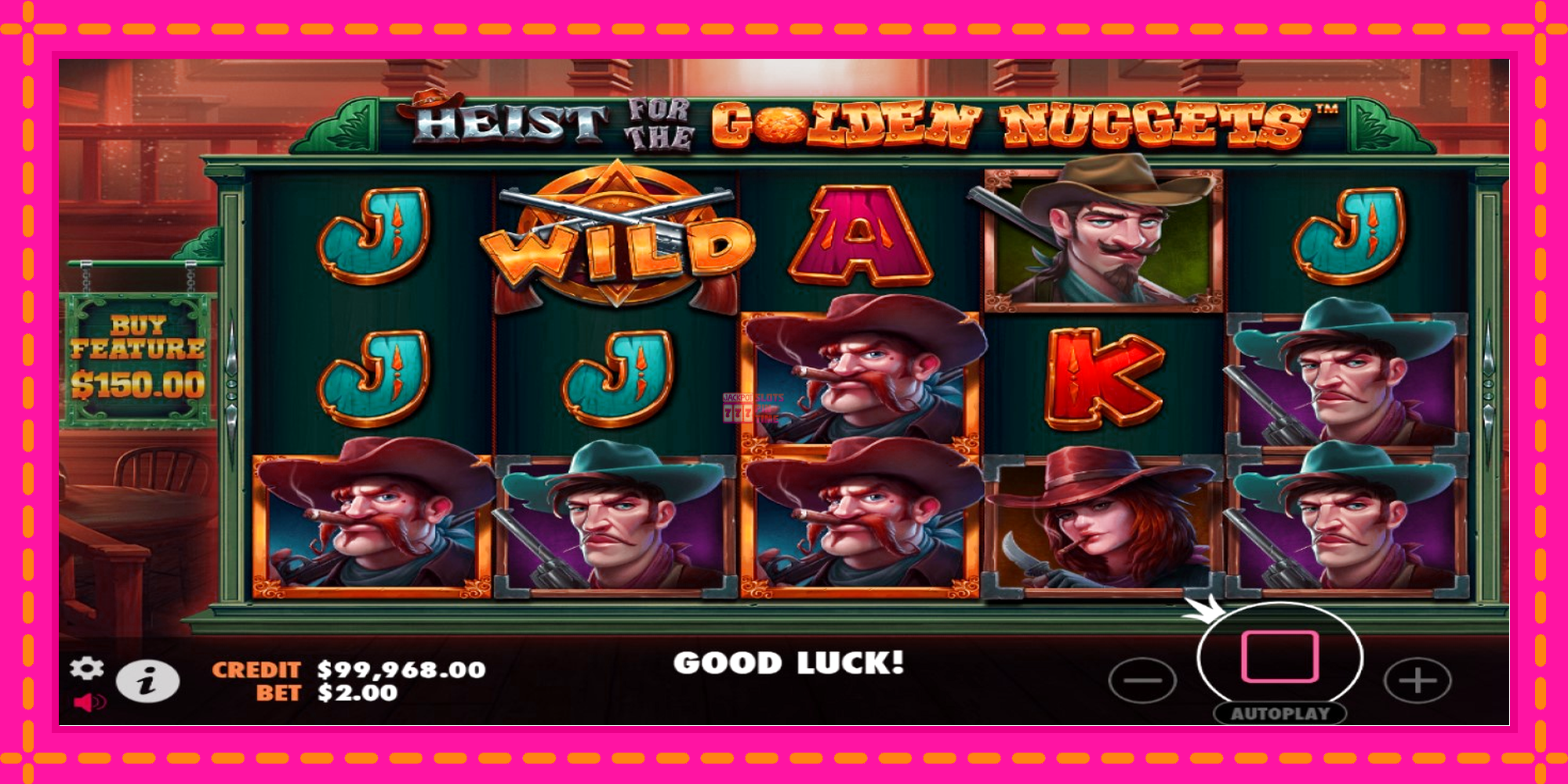 Slot machine Heist for the Golden Nuggets gratuitamente, immagine 3