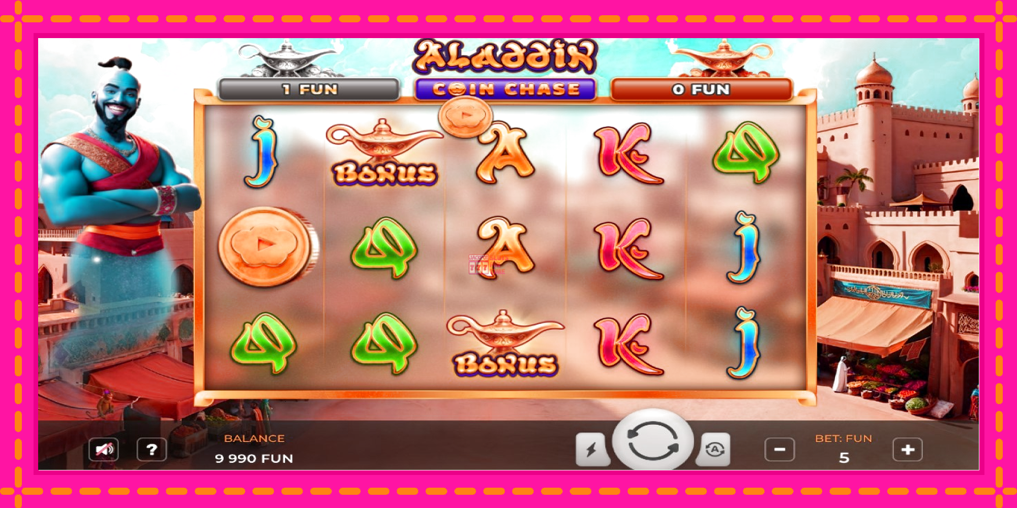 Slot machine Aladdin Coin Chase gratuitamente, immagine 2