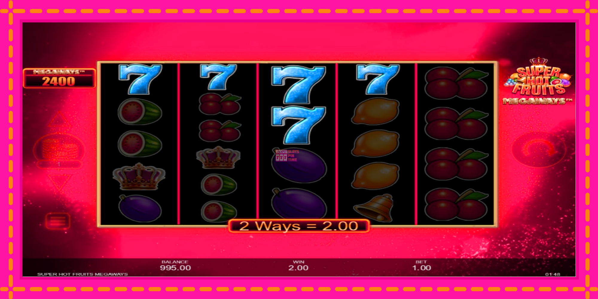 Slot machine Super Hot Fruits Megaways gratuitamente, immagine 3