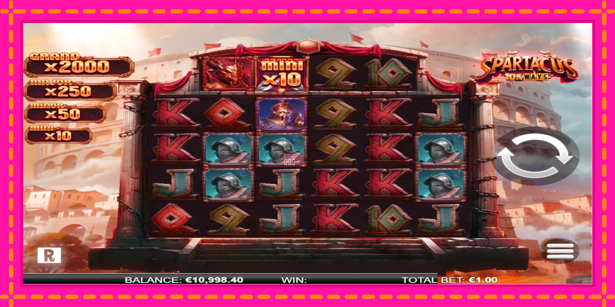 Slot machine Spartacus 10K Ways gratuitamente, immagine 2