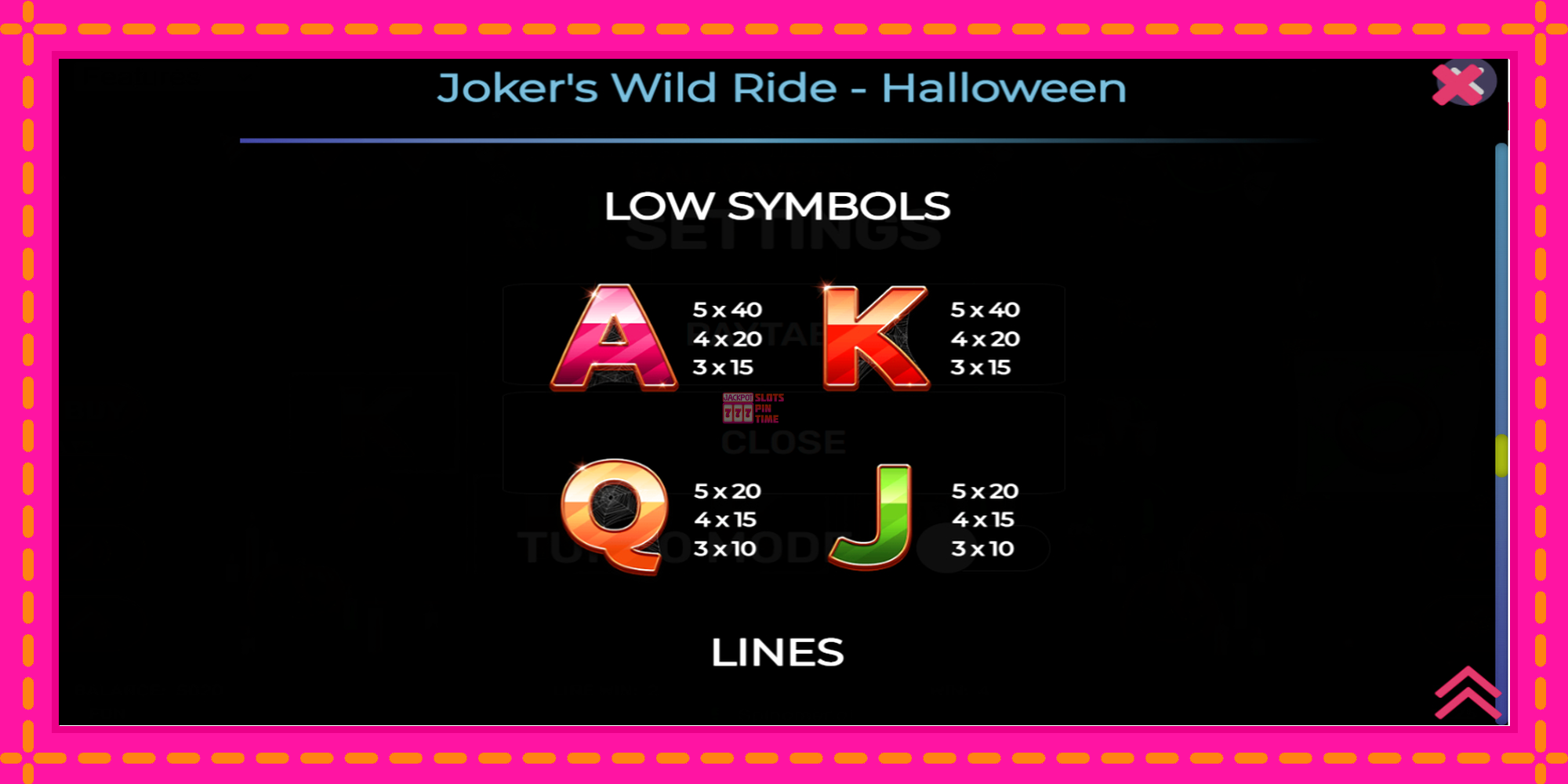 Slot machine Jokers Wild Ride Halloween gratuitamente, immagine 6