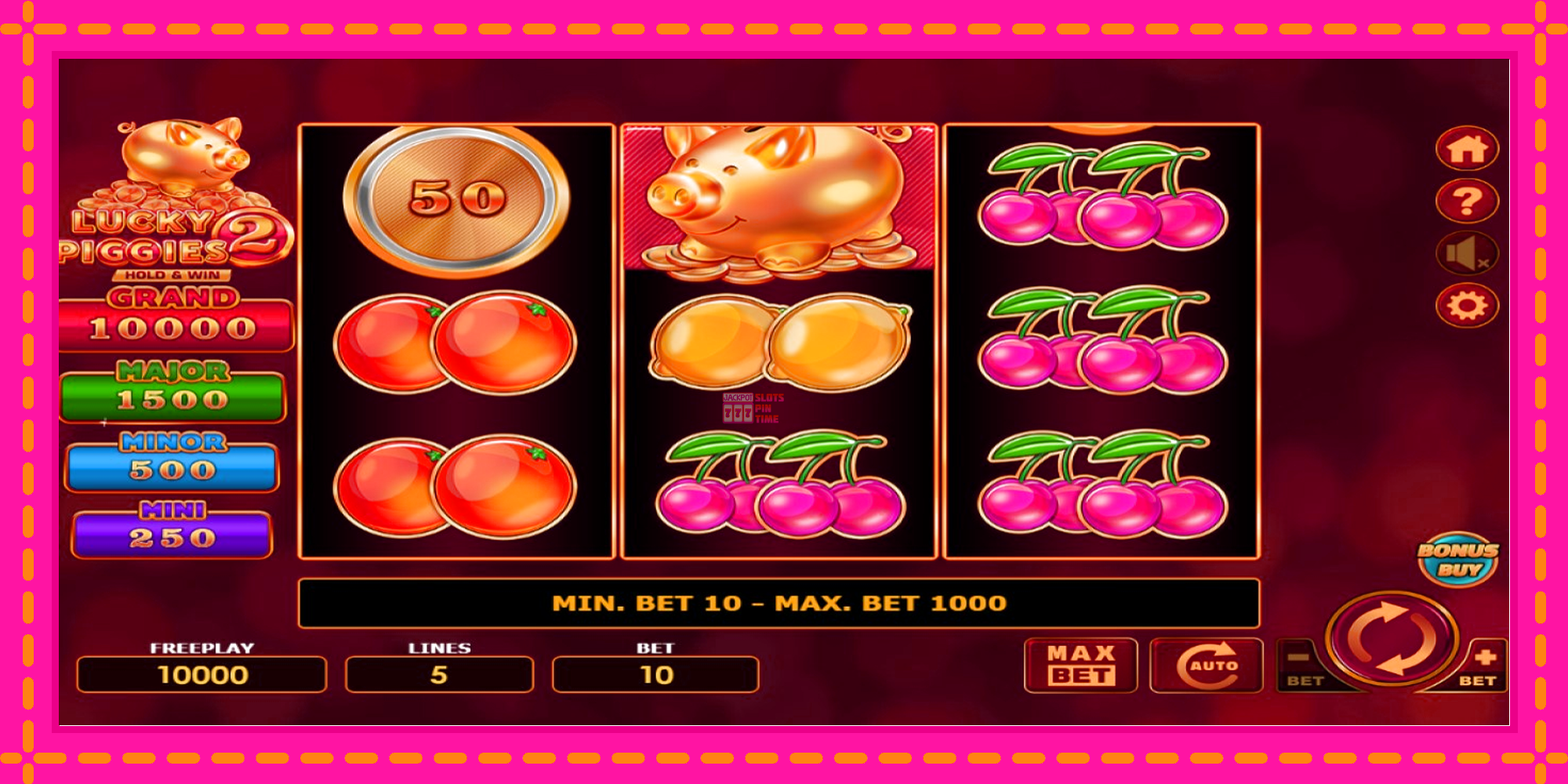 Slot machine Lucky Piggies 2 Hold & Win gratuitamente, immagine 1