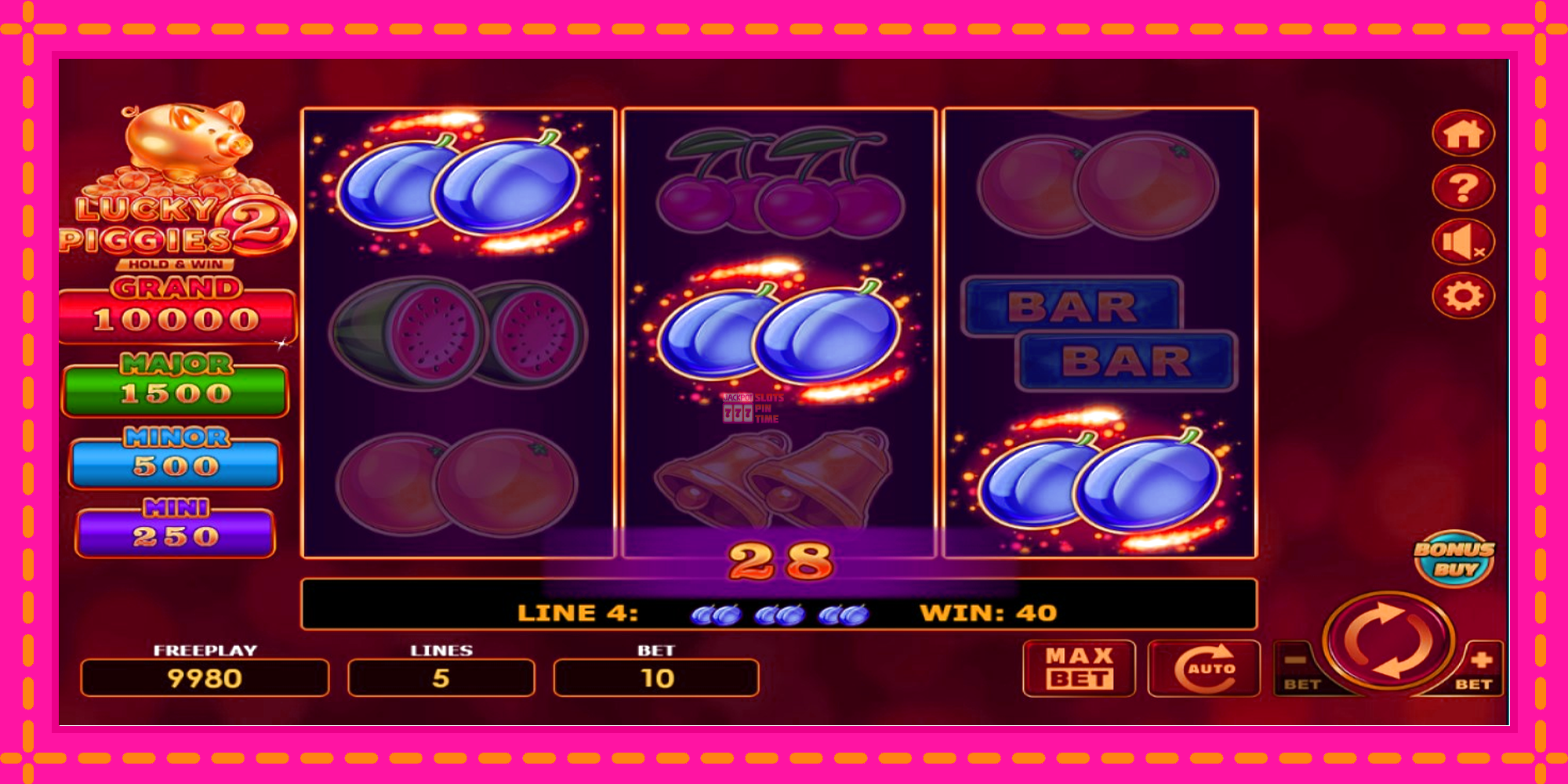 Slot machine Lucky Piggies 2 Hold & Win gratuitamente, immagine 2