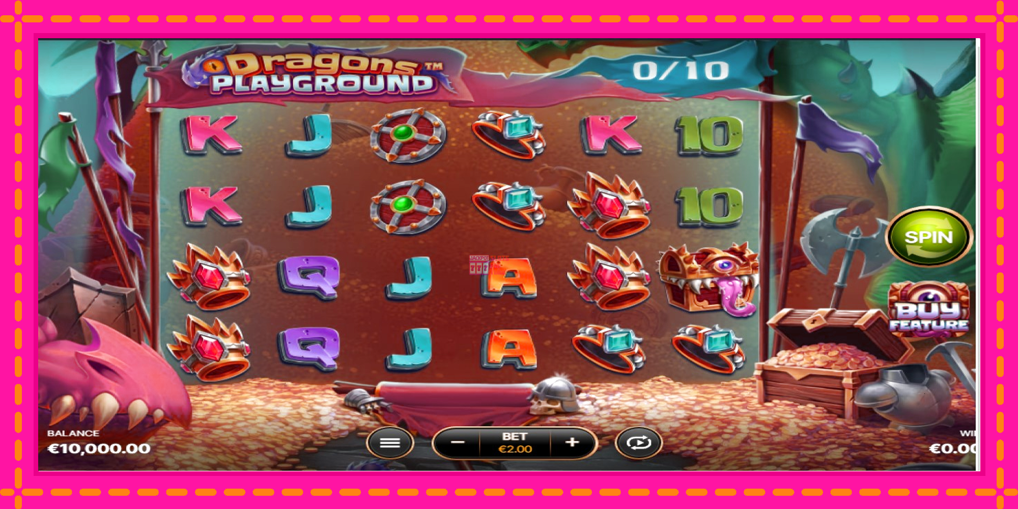 Slot machine Dragons Playground gratuitamente, immagine 1