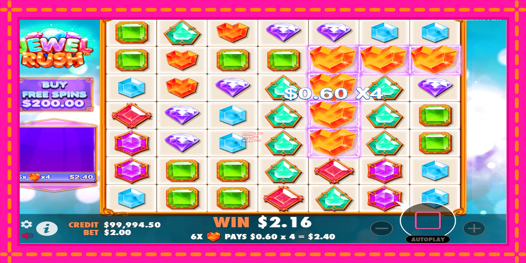 Slot machine Jewel Rush gratuitamente, immagine 2