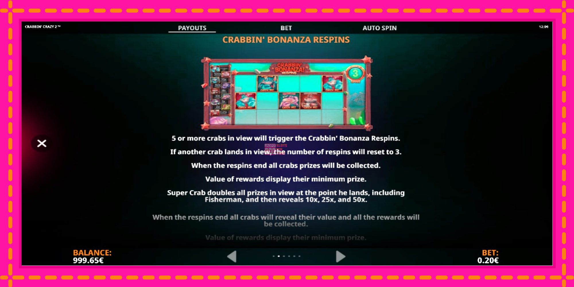 Slot machine Crabbin Crazy 2 gratuitamente, immagine 5