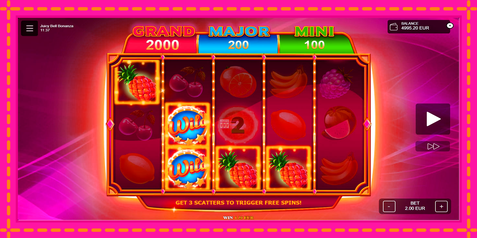 Slot machine Juicy Bell Bonanza gratuitamente, immagine 2