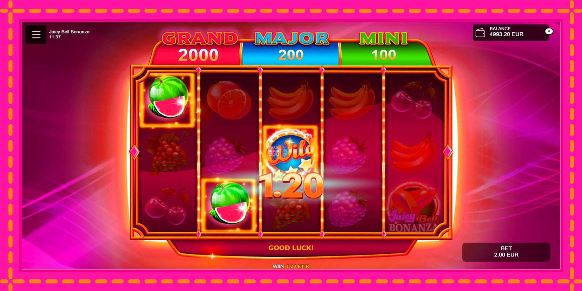 Slot machine Juicy Bell Bonanza gratuitamente, immagine 4