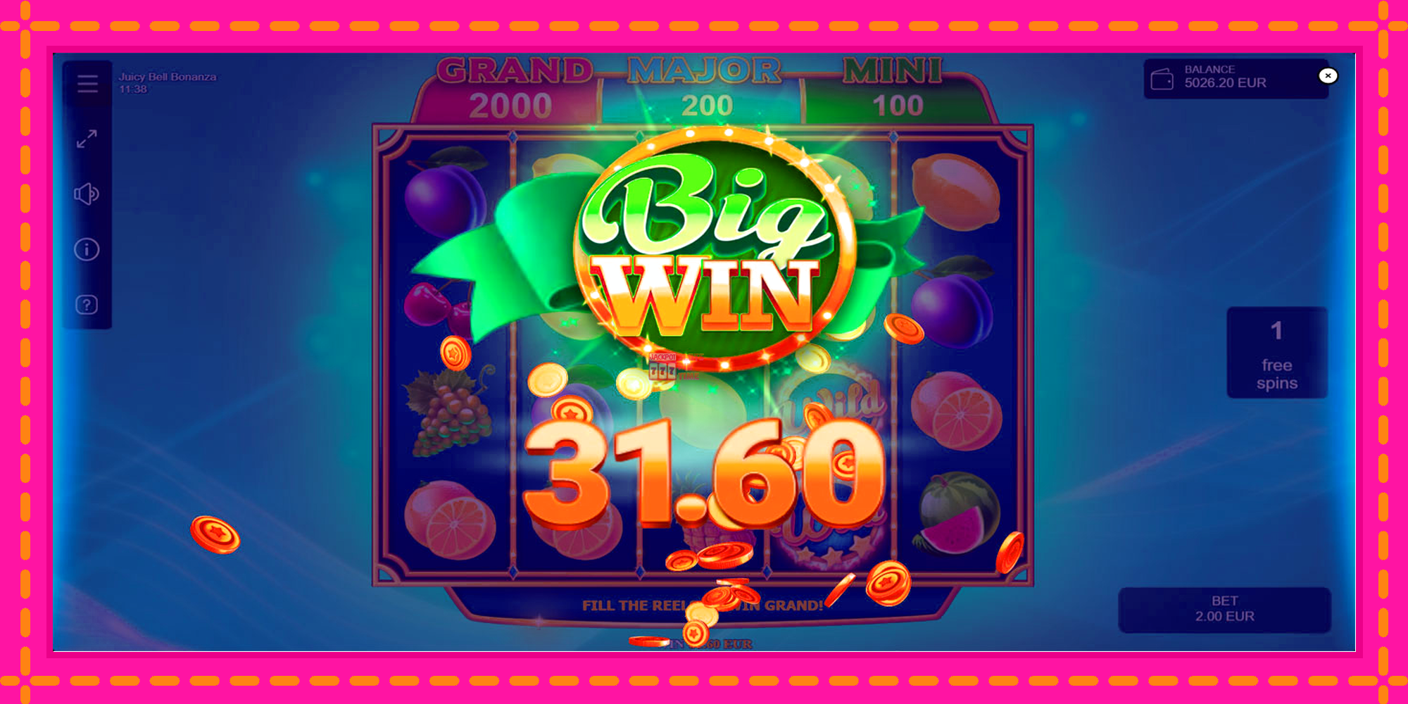 Slot machine Juicy Bell Bonanza gratuitamente, immagine 6