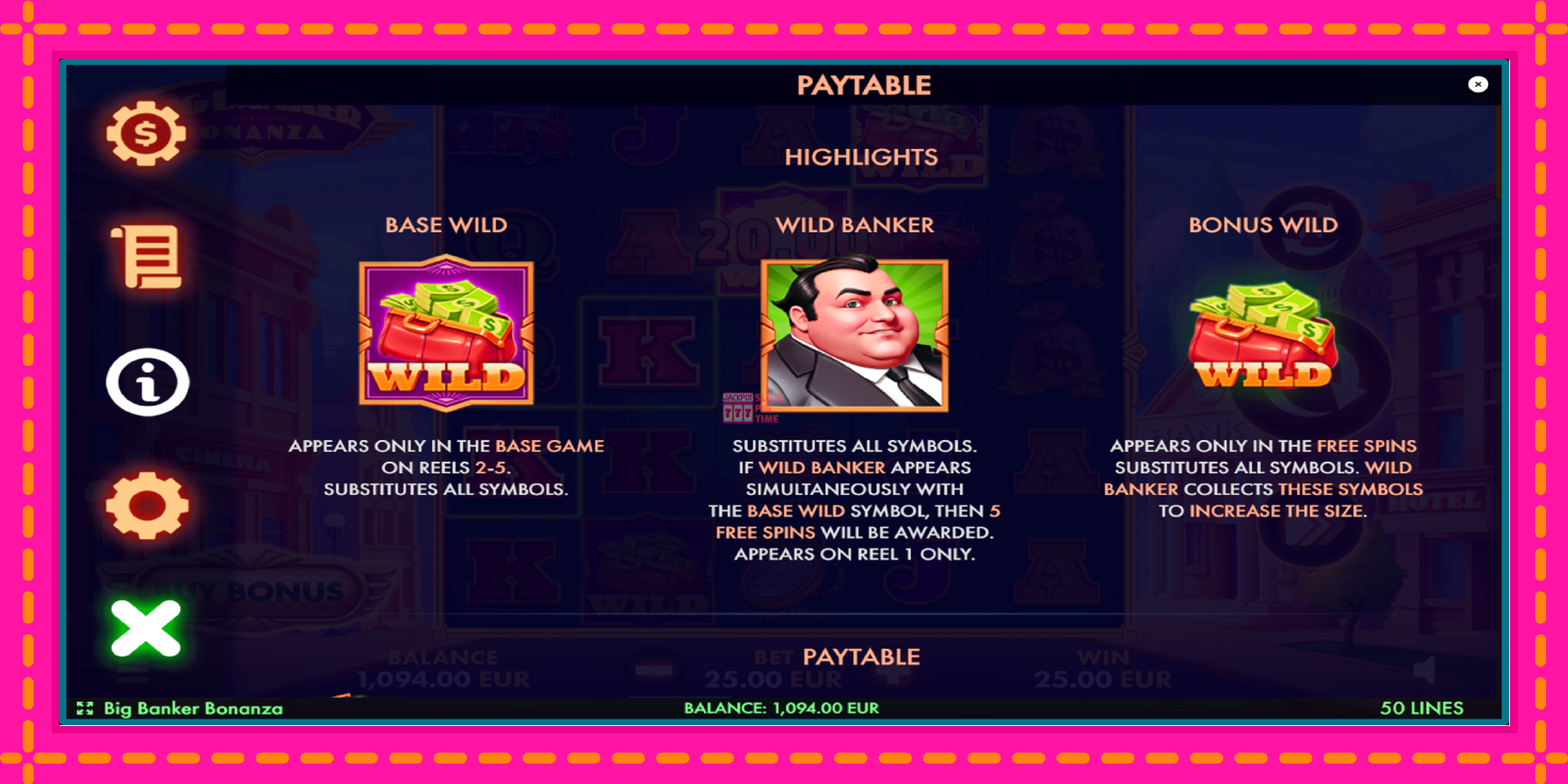 Slot machine Big Banker Bonanza gratuitamente, immagine 5