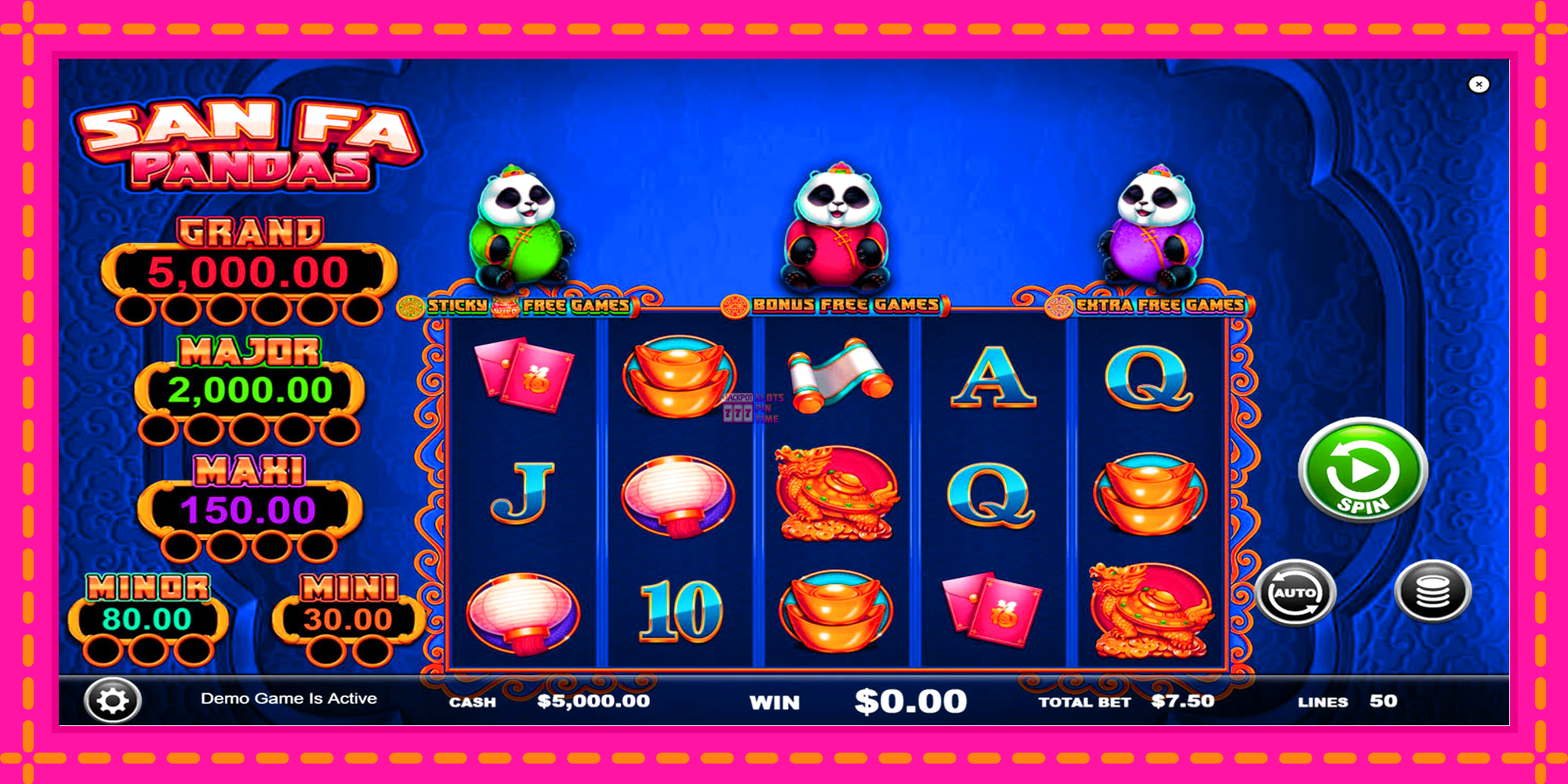 Slot machine San Fa Pandas gratuitamente, immagine 1