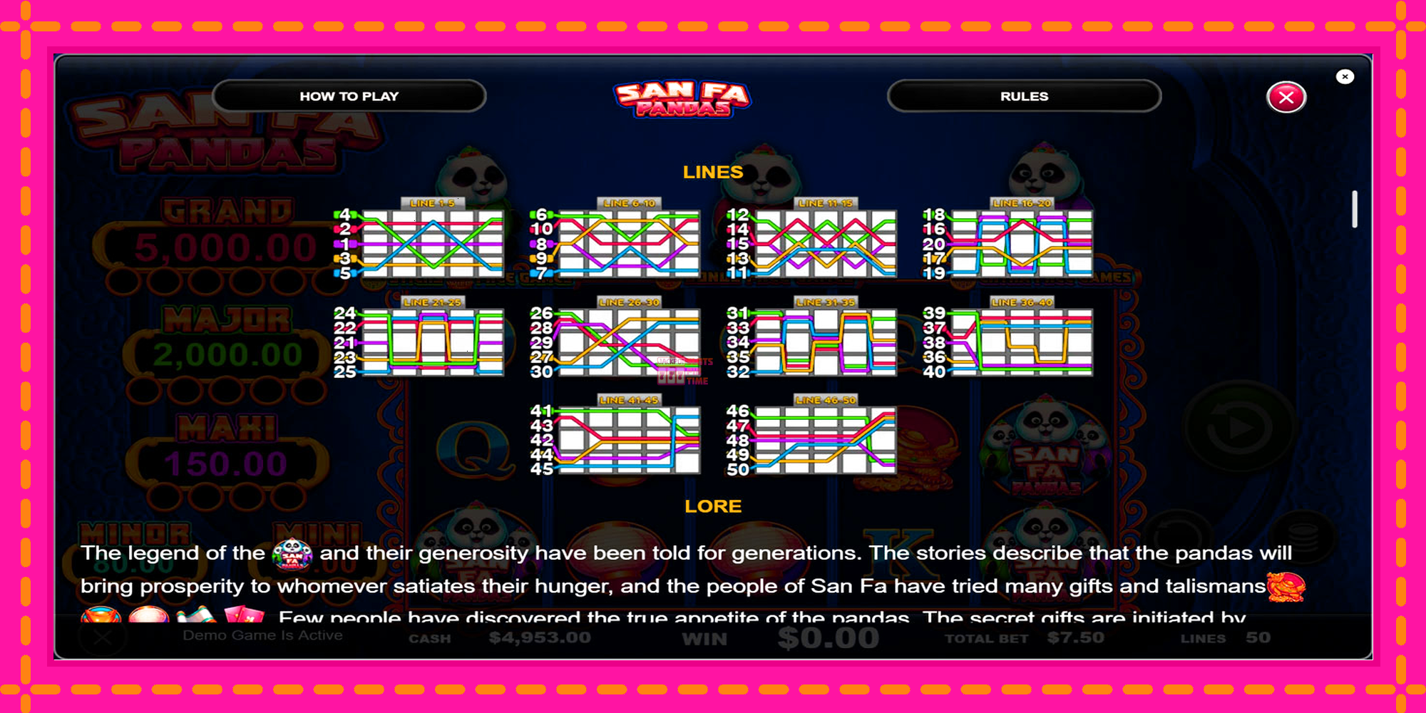 Slot machine San Fa Pandas gratuitamente, immagine 7