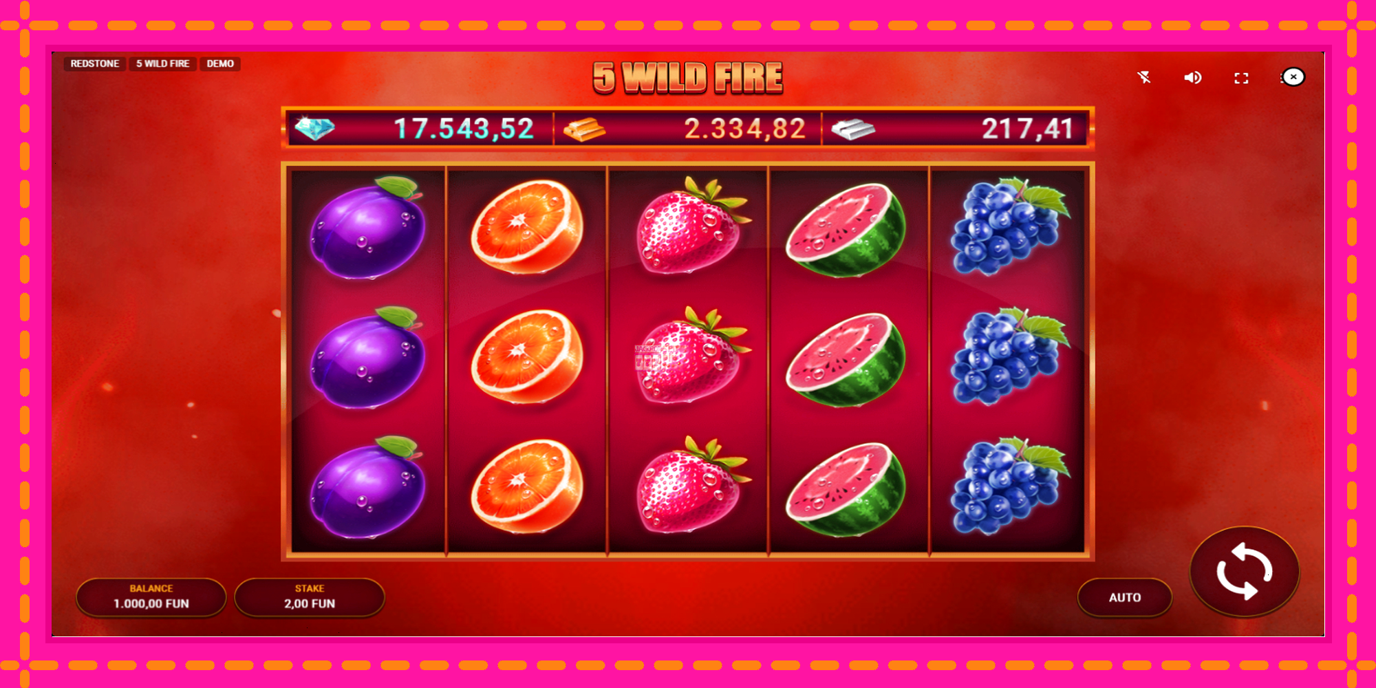 Slot machine 5 Wild Fire gratuitamente, immagine 2