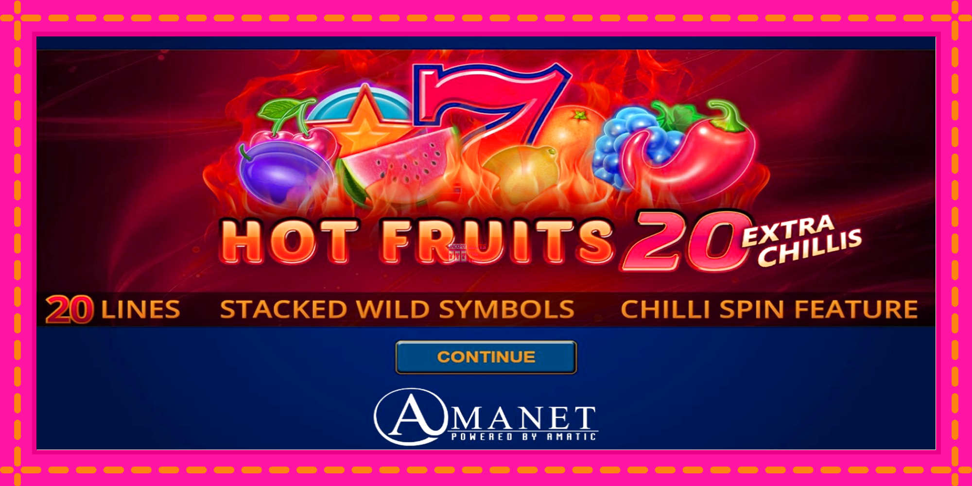 Slot machine Hot Fruits 20 Extra Chillis gratuitamente, immagine 1