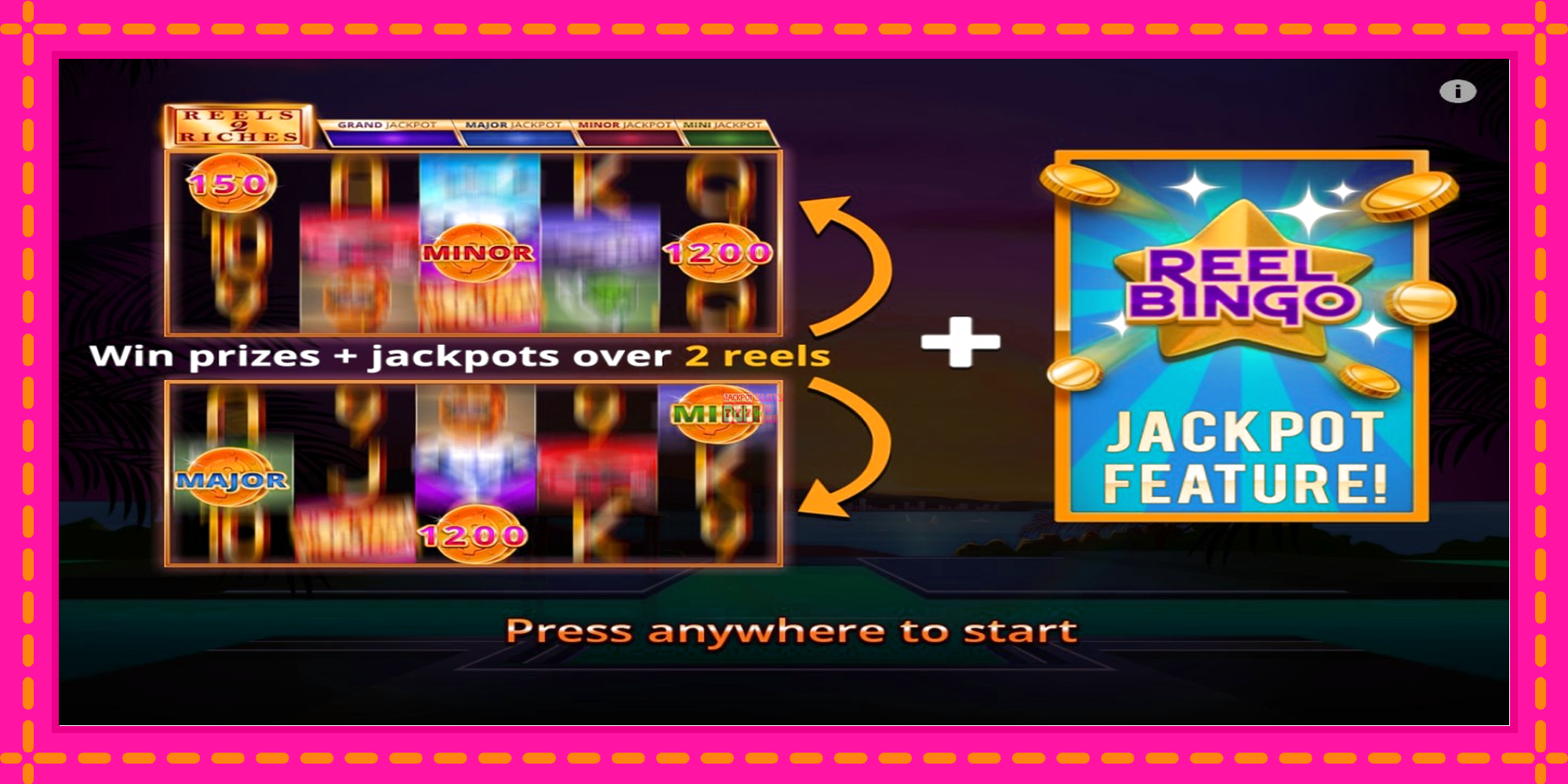 Slot machine Reels 2 Riches with Reel Bingo gratuitamente, immagine 1