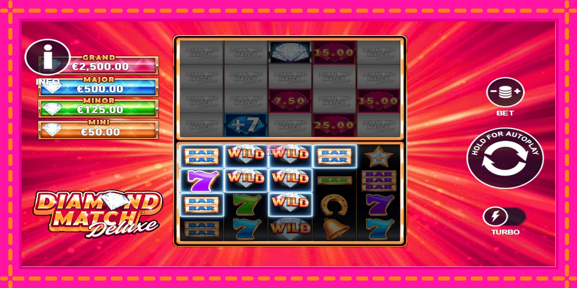 Slot machine Diamond Match Deluxe gratuitamente, immagine 2