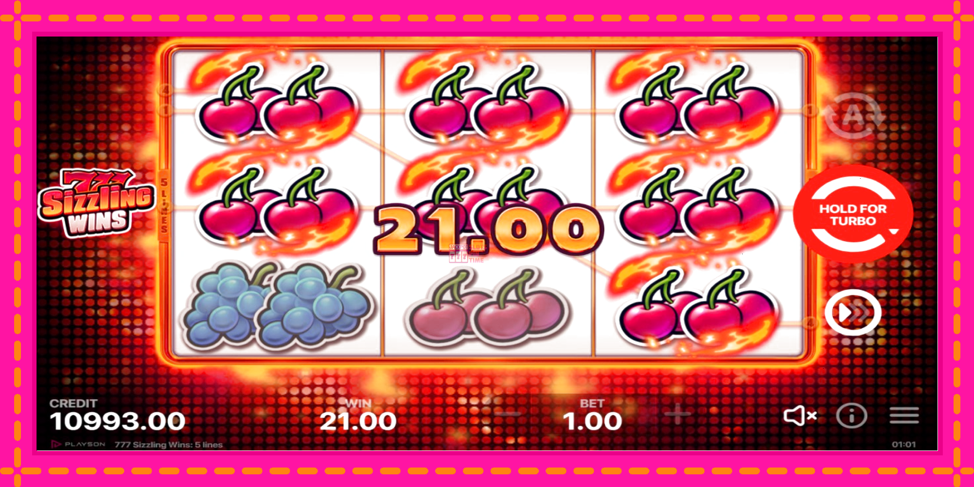 Slot machine 777 Sizzling Wins: 5 Lines gratuitamente, immagine 3