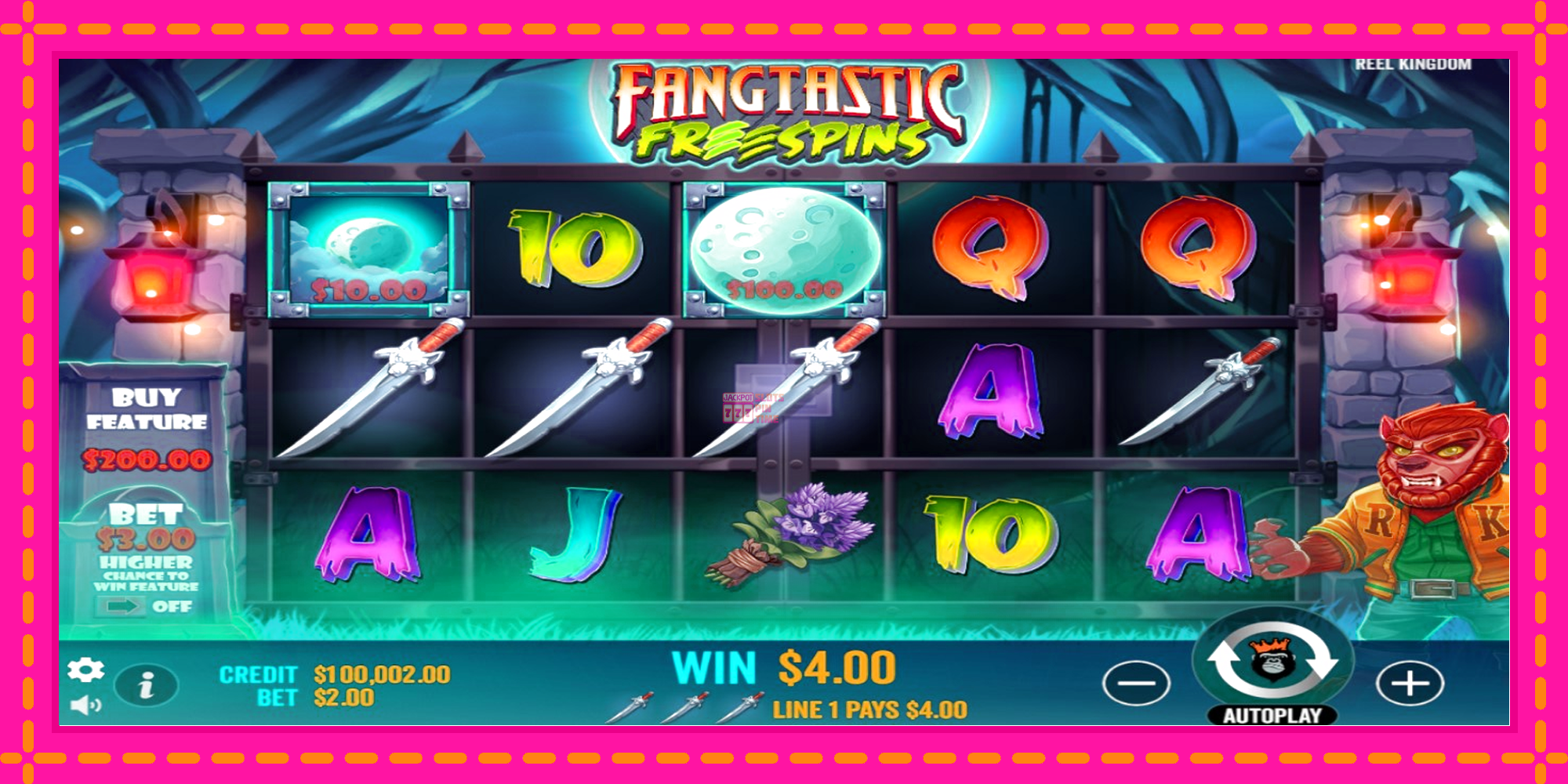 Slot machine Fangtastic Freespins gratuitamente, immagine 3