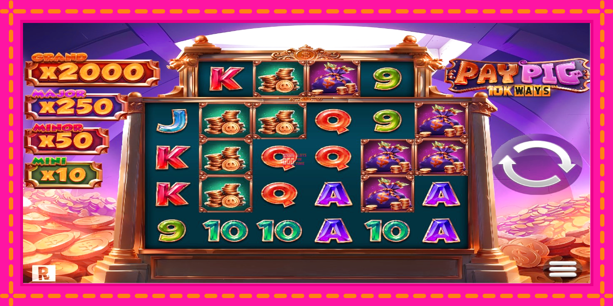 Slot machine Pay Pig 10K Ways gratuitamente, immagine 1