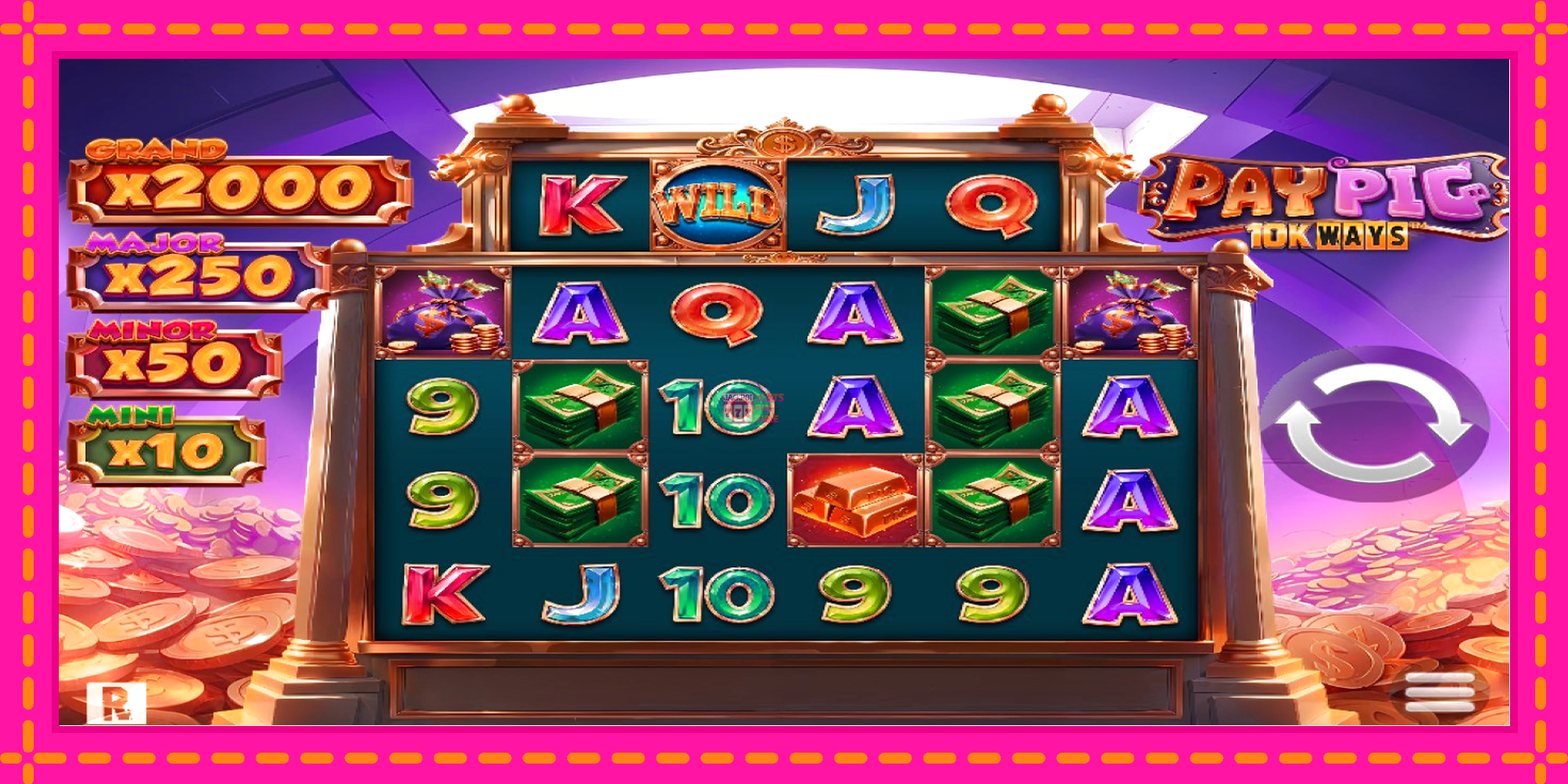 Slot machine Pay Pig 10K Ways gratuitamente, immagine 2