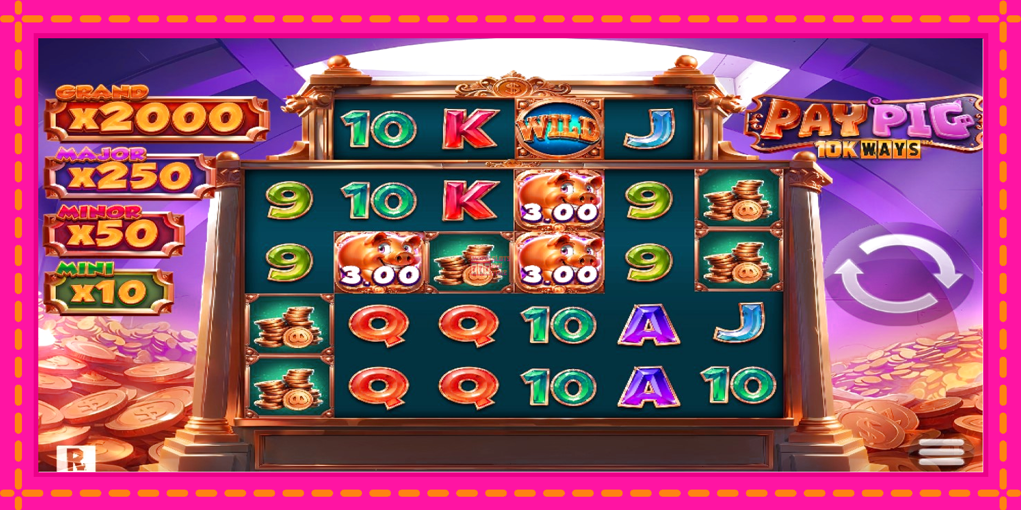 Slot machine Pay Pig 10K Ways gratuitamente, immagine 3