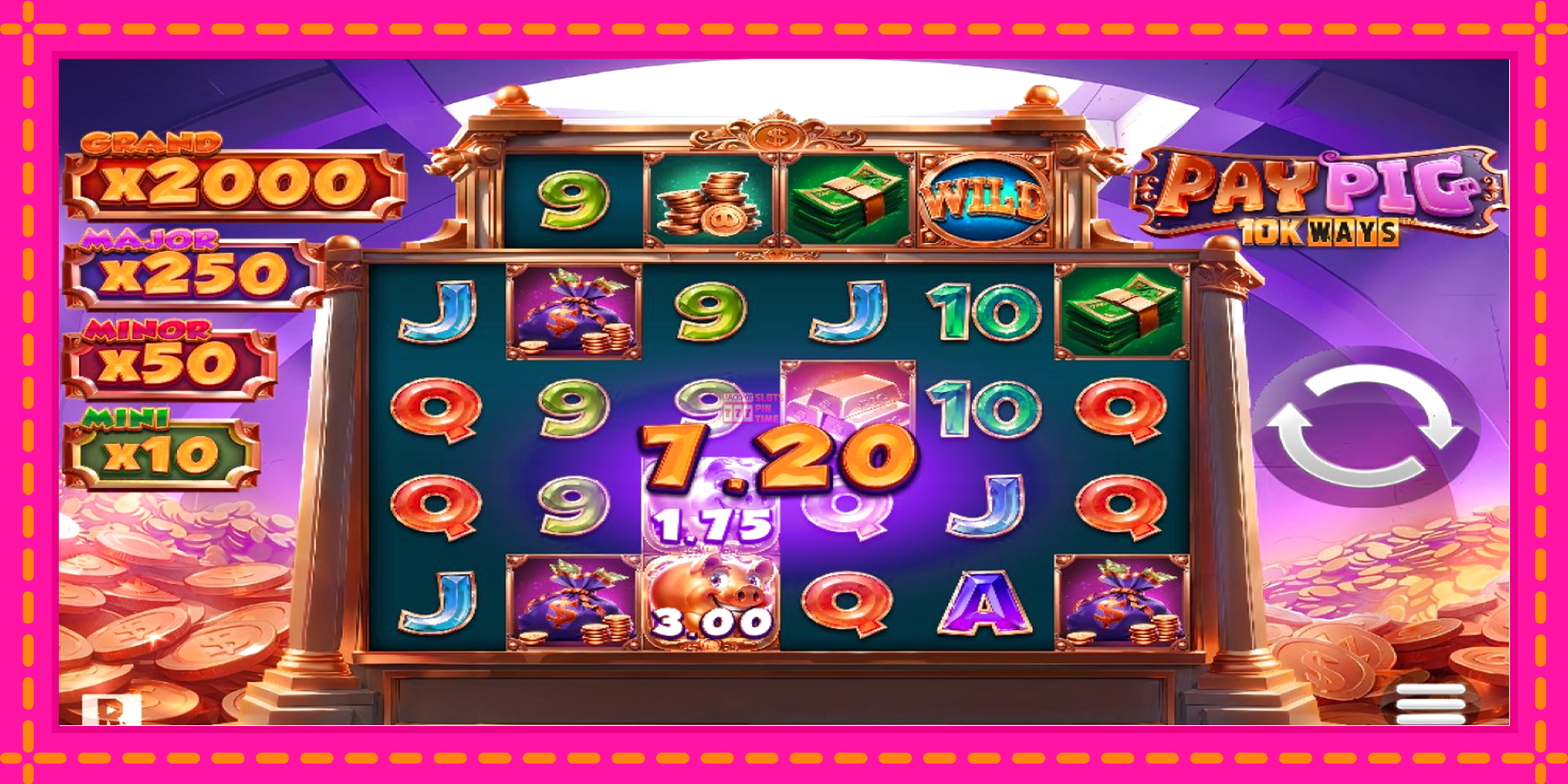 Slot machine Pay Pig 10K Ways gratuitamente, immagine 4