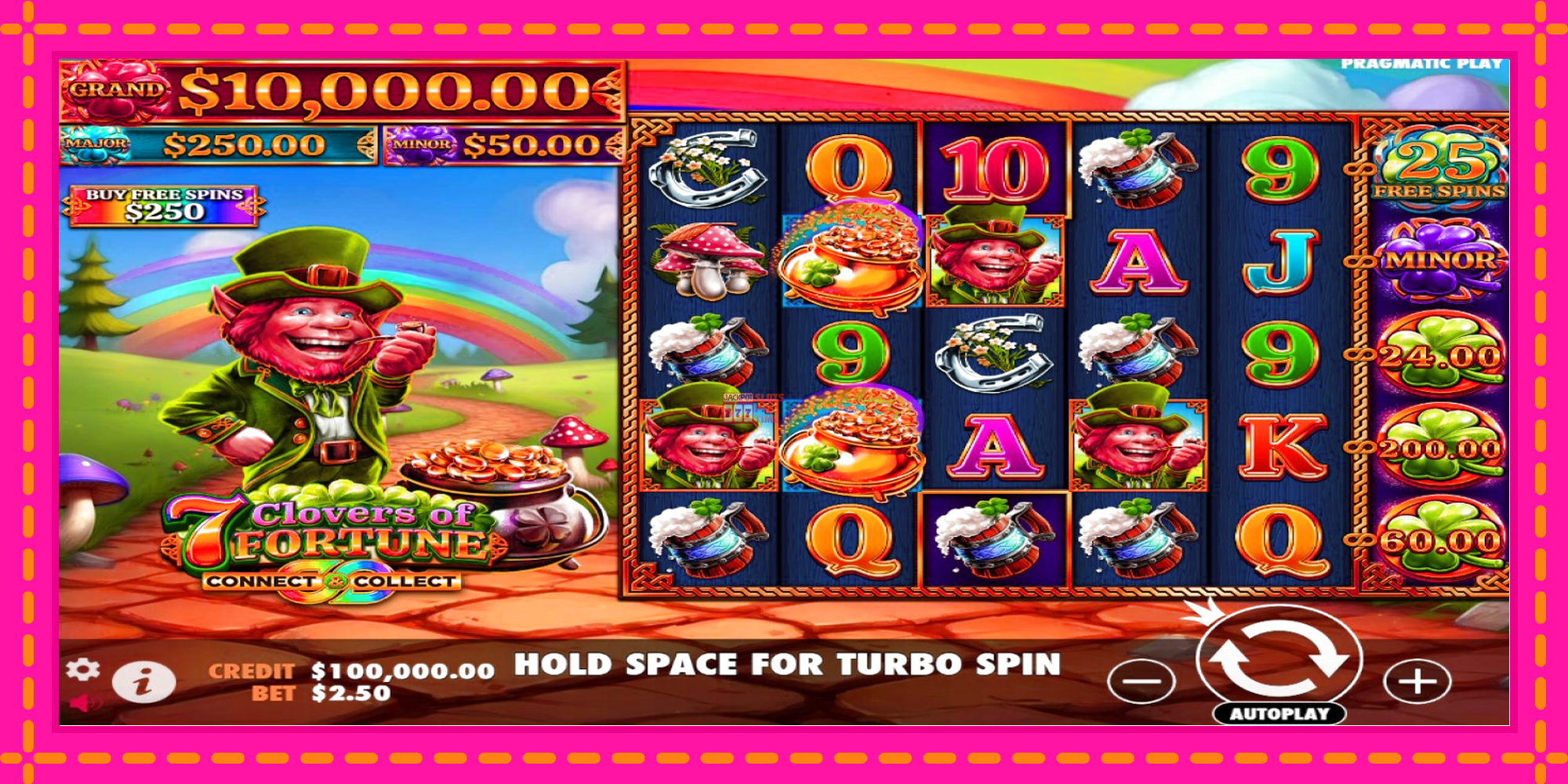 Slot machine 7 Clovers of Fortune gratuitamente, immagine 1