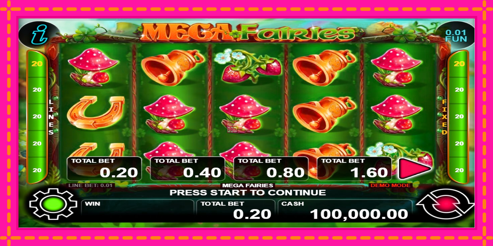 Slot machine Mega Fairies gratuitamente, immagine 1