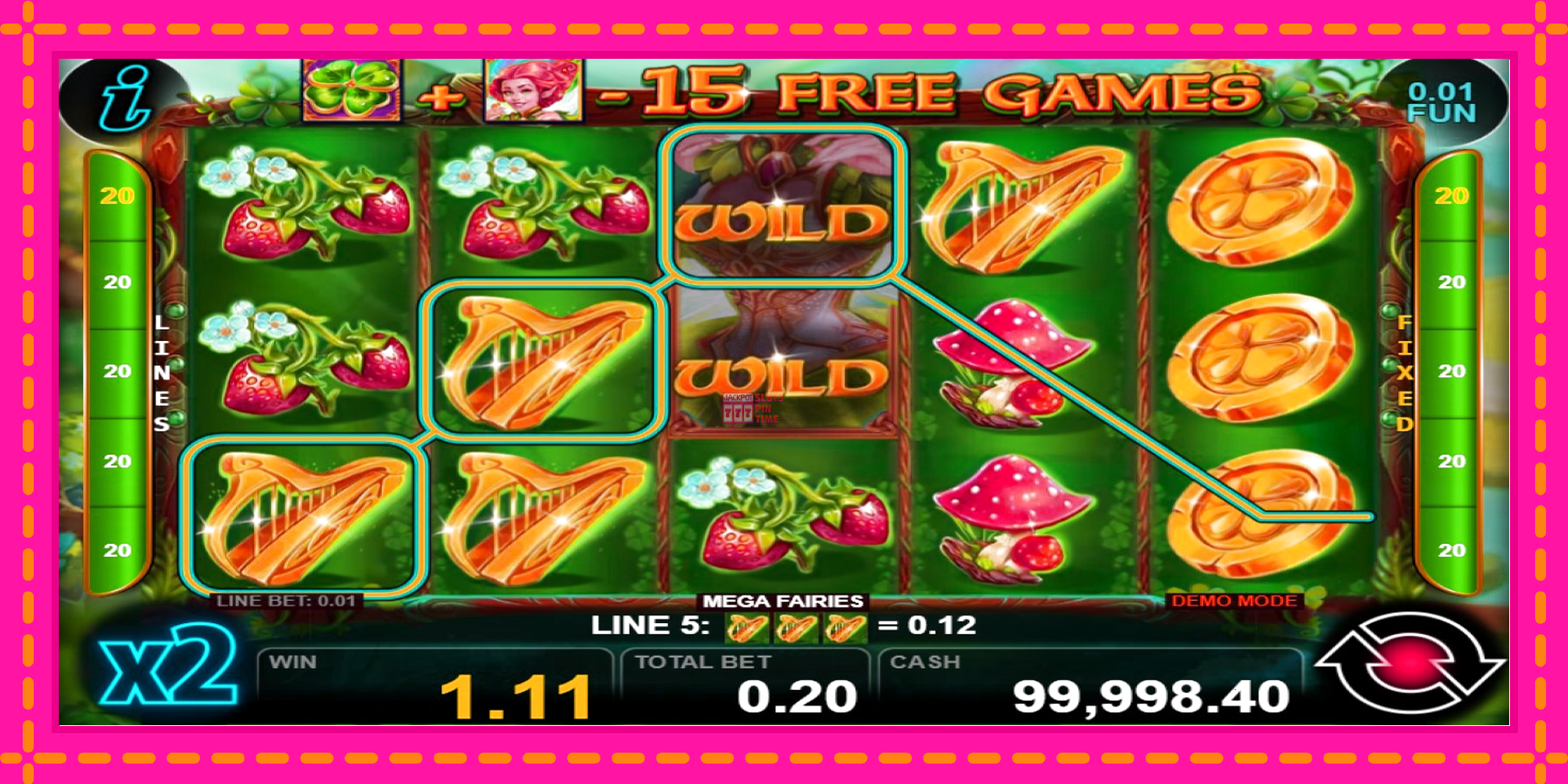 Slot machine Mega Fairies gratuitamente, immagine 4