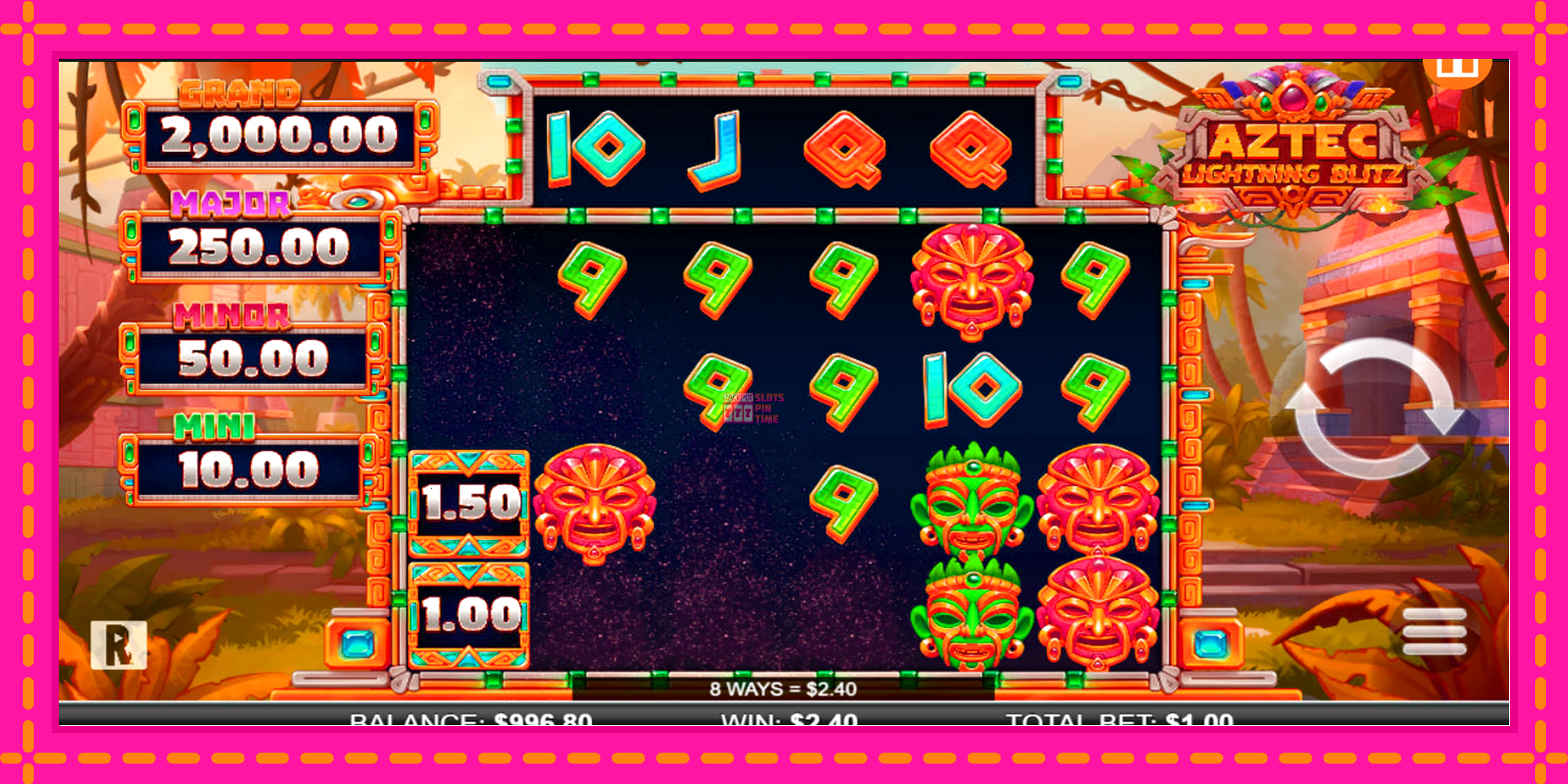 Slot machine Aztec Lightning Blitz gratuitamente, immagine 3