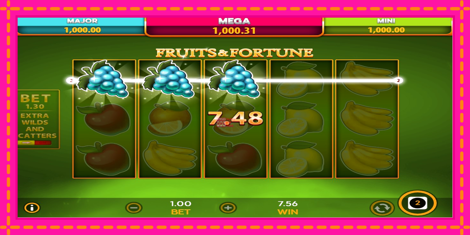 Slot machine Fruits & Fortune gratuitamente, immagine 5