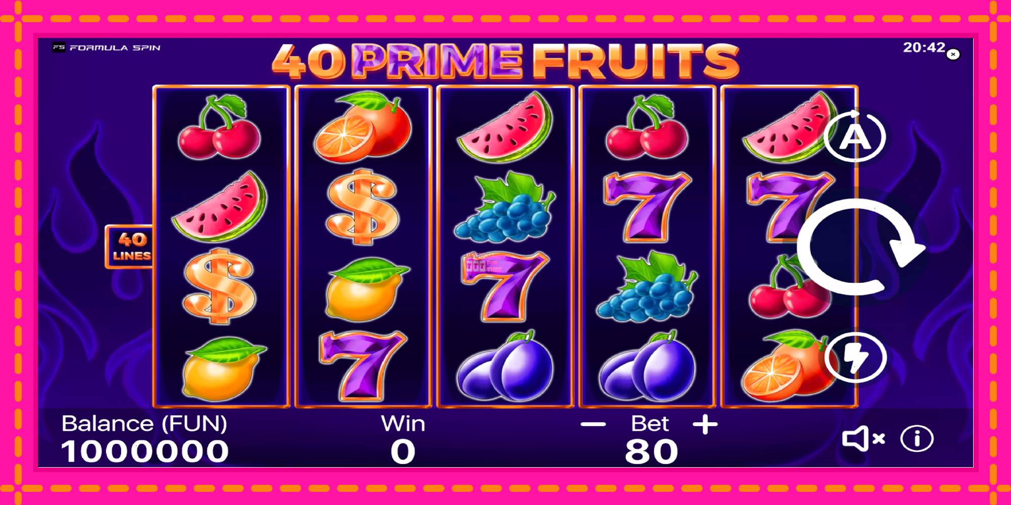 Slot machine 40 Prime Fruits gratuitamente, immagine 2