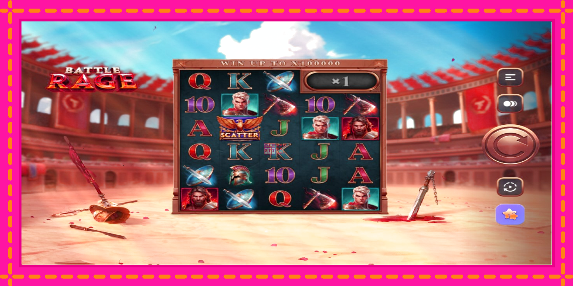 Slot machine Battle Rage gratuitamente, immagine 2