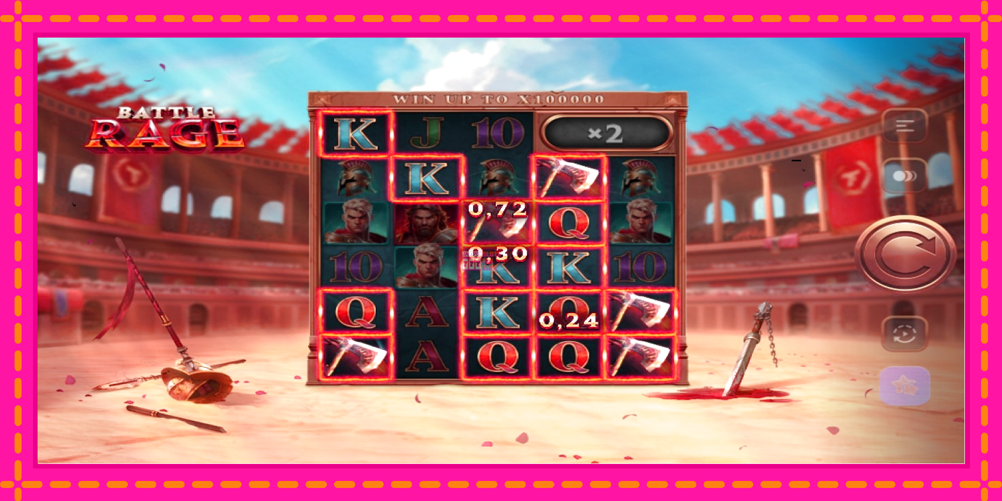 Slot machine Battle Rage gratuitamente, immagine 3