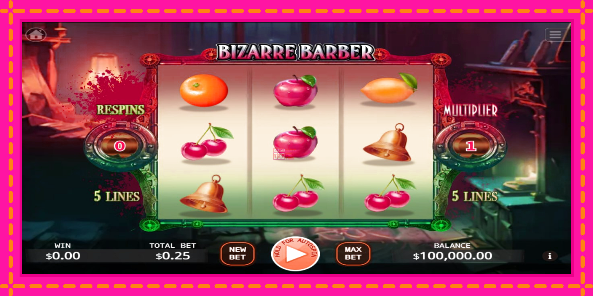 Slot machine Bizarre Barber gratuitamente, immagine 1