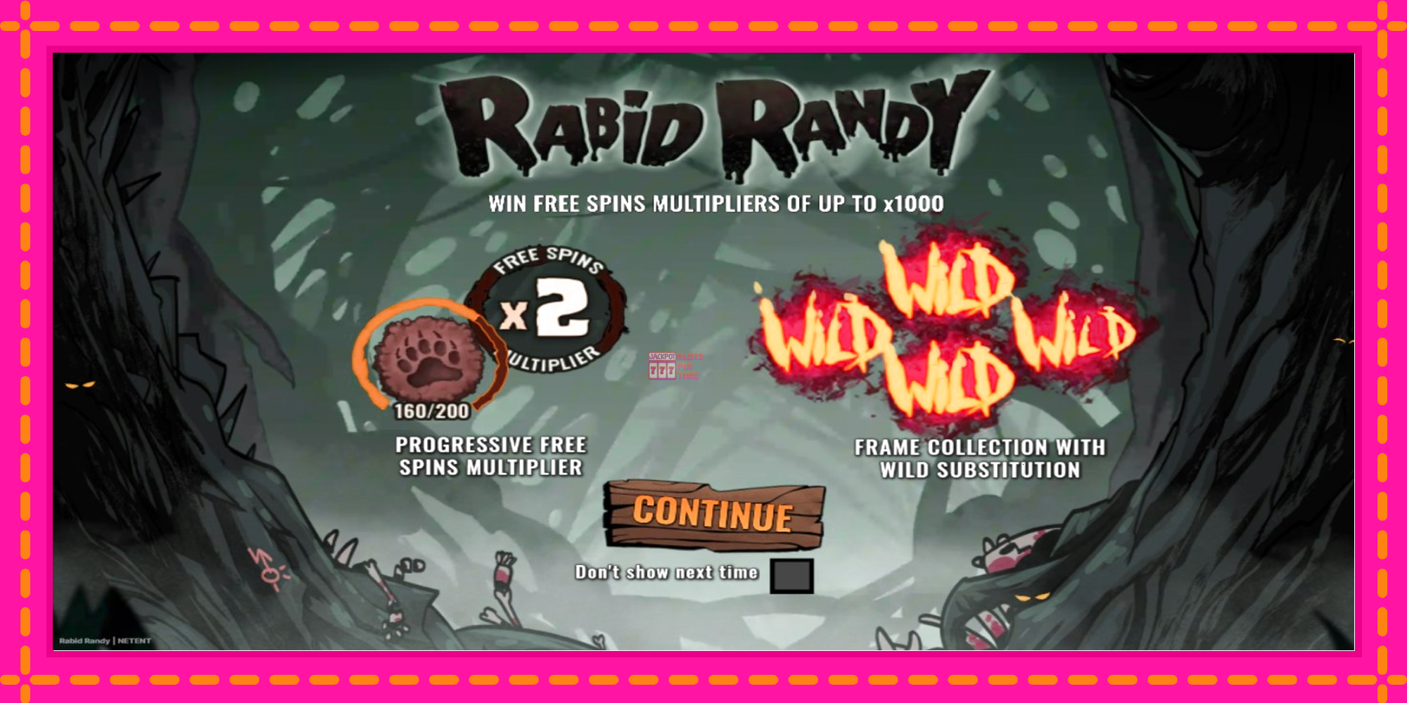 Slot machine Rabid Randy gratuitamente, immagine 1