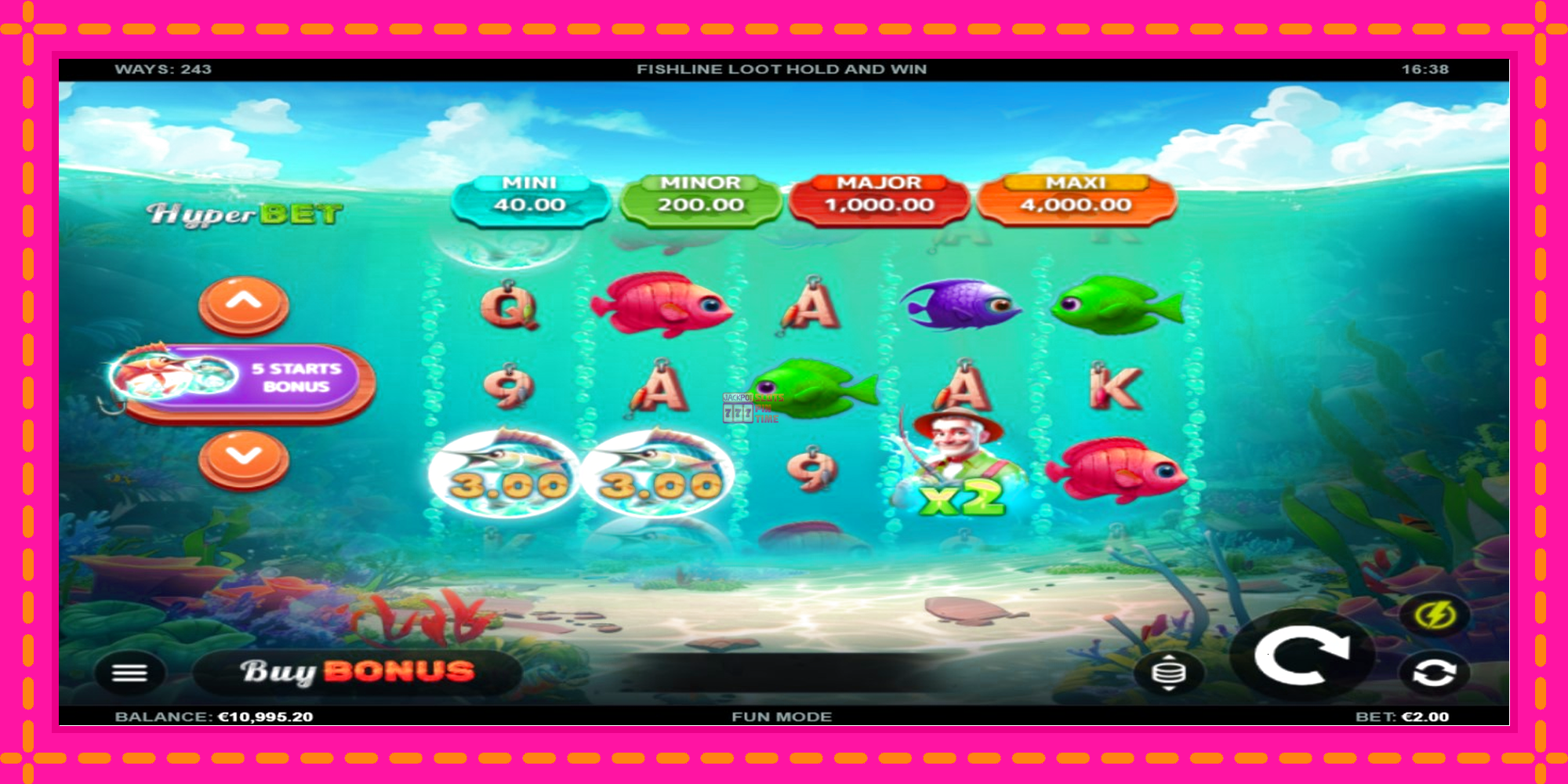 Slot machine Fishline Loot Hold and Win gratuitamente, immagine 2