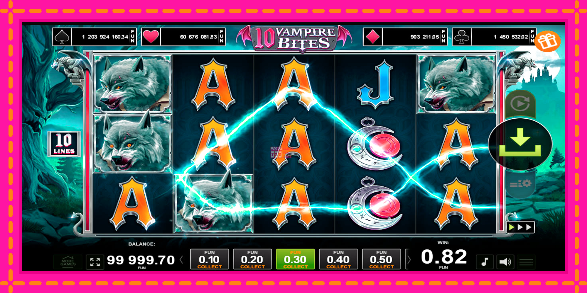 Slot machine 10 Vampire Bites gratuitamente, immagine 5